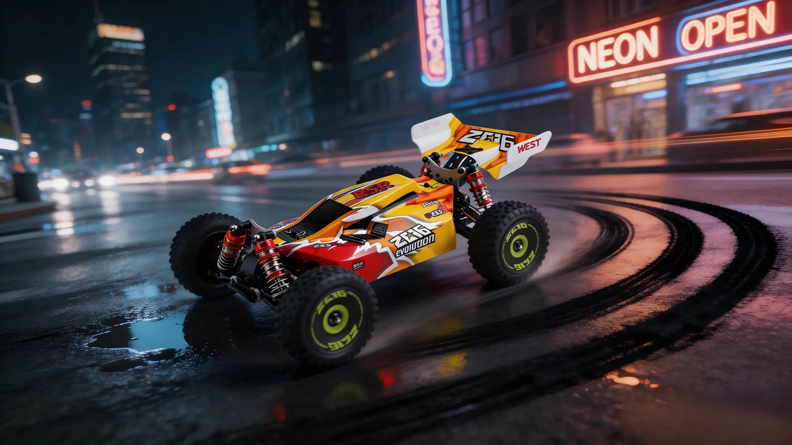 Brushless Motor, 4WD Off-Road Truck