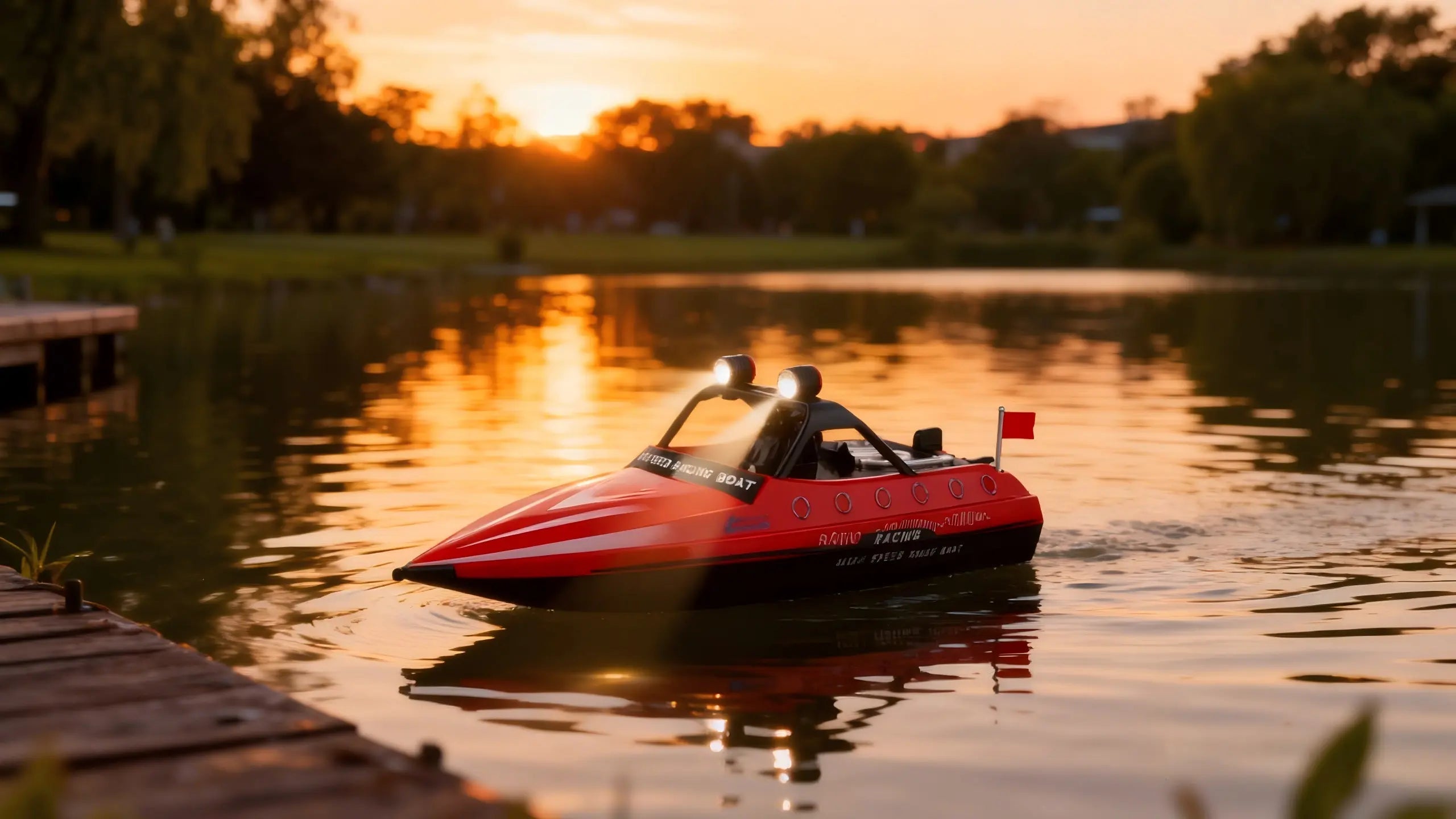 917 Speed Jet - 16km/h RC Boat for Pool Racing & Kids Fun