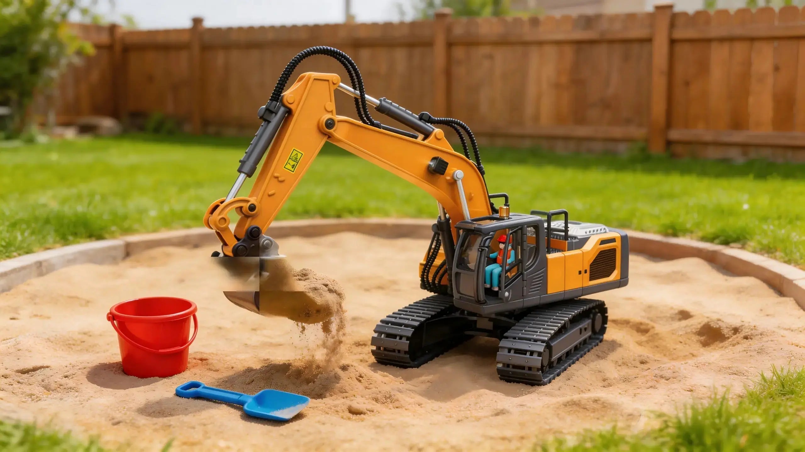 2.4G Remote Control Car : Engineering Car Toys, Dump Truck, Bulldozer, Excavator