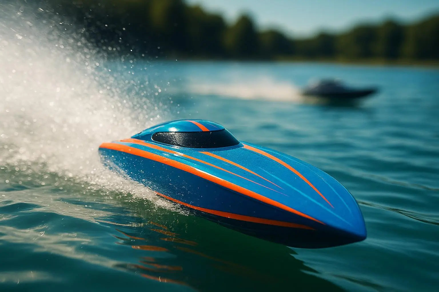 RC Speed Boats - 35km/h High-Speed Water Racing Boat