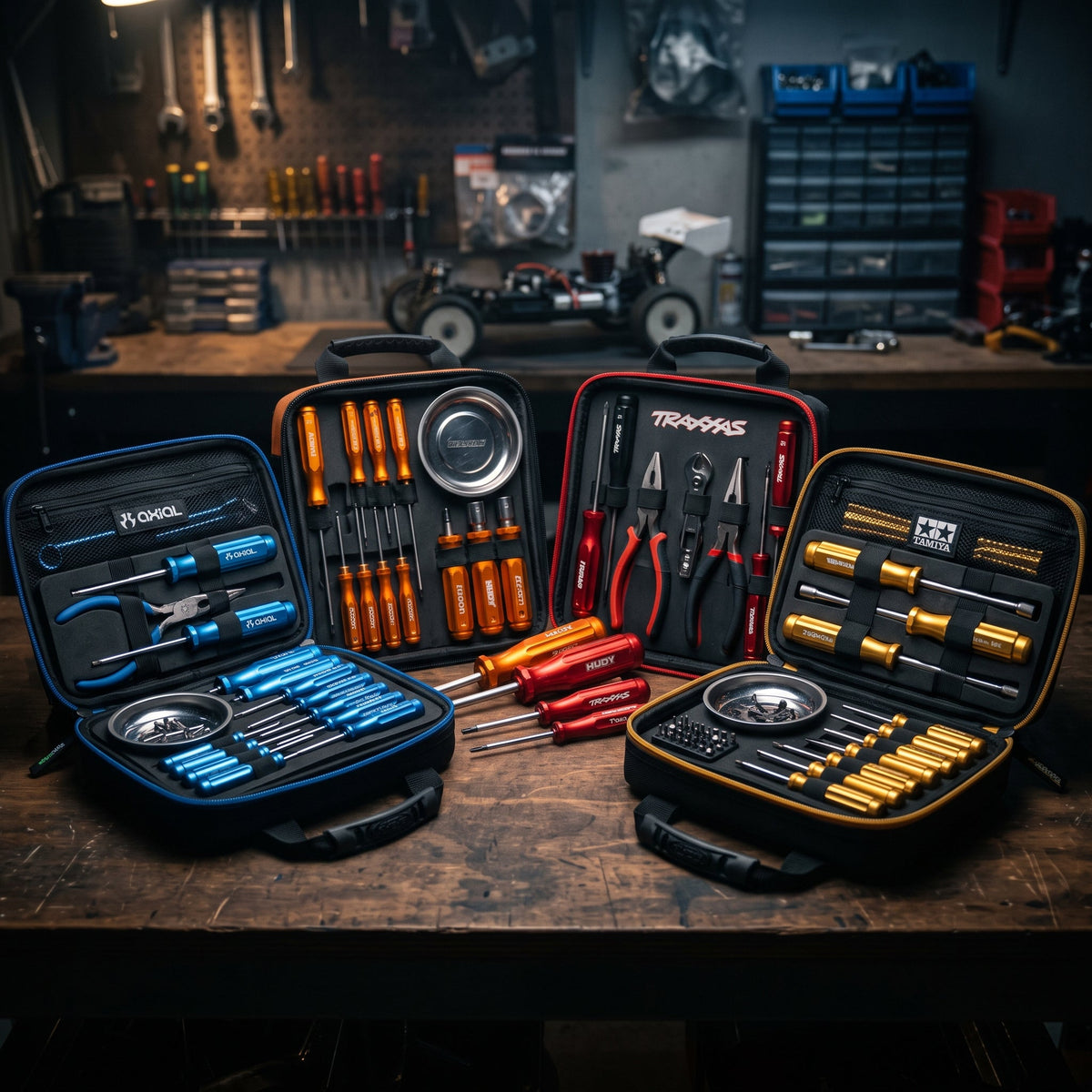 Playpulse RC professional hex tool kits and rugged storage bags