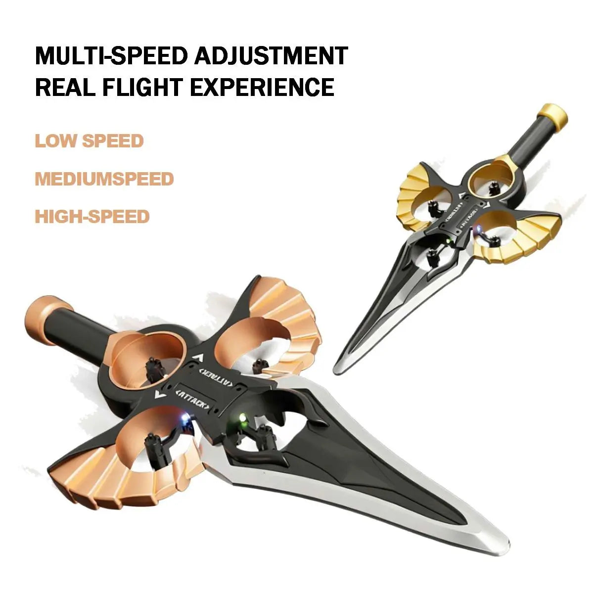 Stunt Remote Control Flying Sword - 360° Aerial Roll Experience PLAYPULSE RC