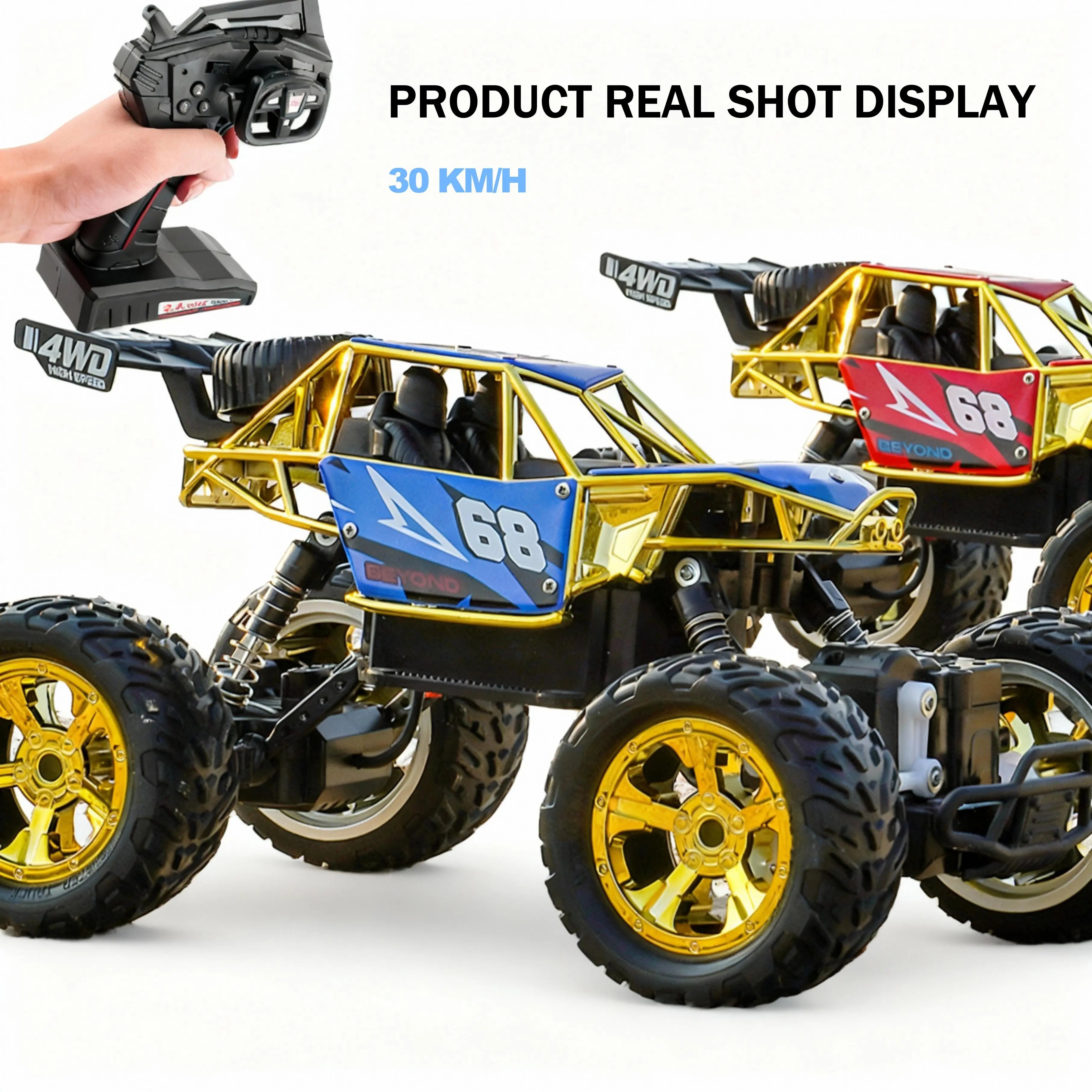 High-Speed RC Racing Truck with Four-Wheel Drive PLAYPULSE RC