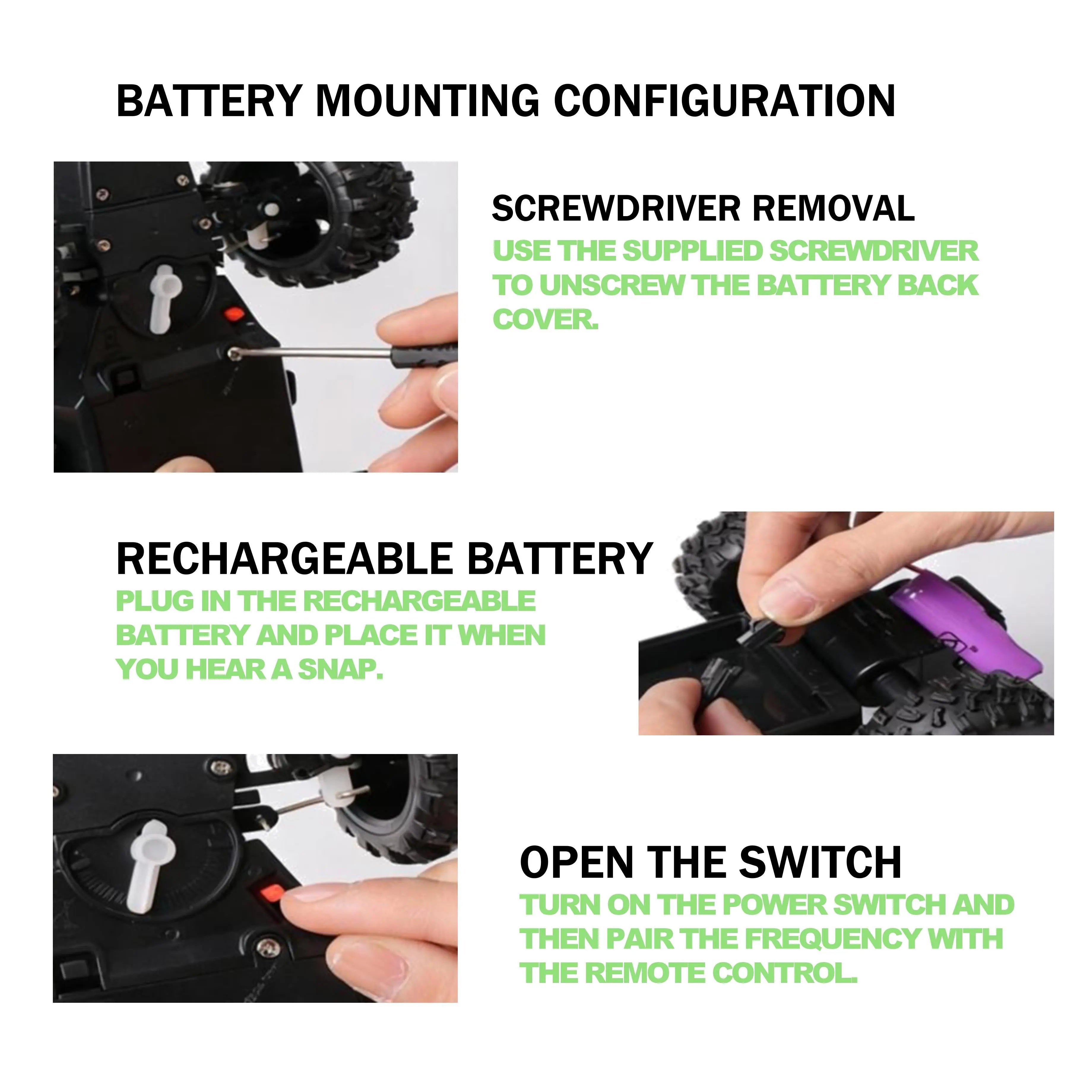 4WD High-Speed Off-Road Remote Control Car,1:18 Fast RC Cars PLAYPULSE RC