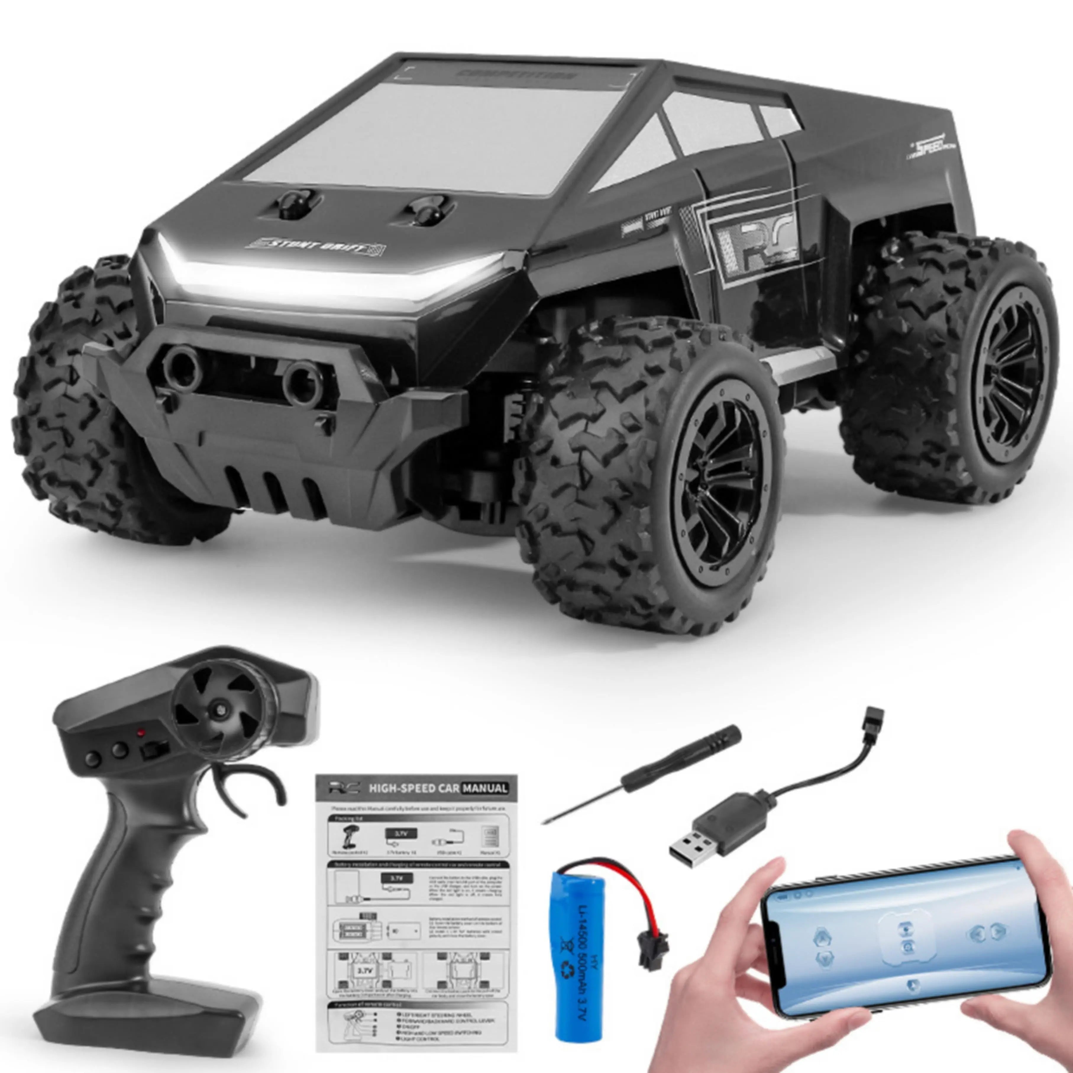 4WD High-Speed Off-Road Remote Control Car,1:18 Fast RC Cars PLAYPULSE RC