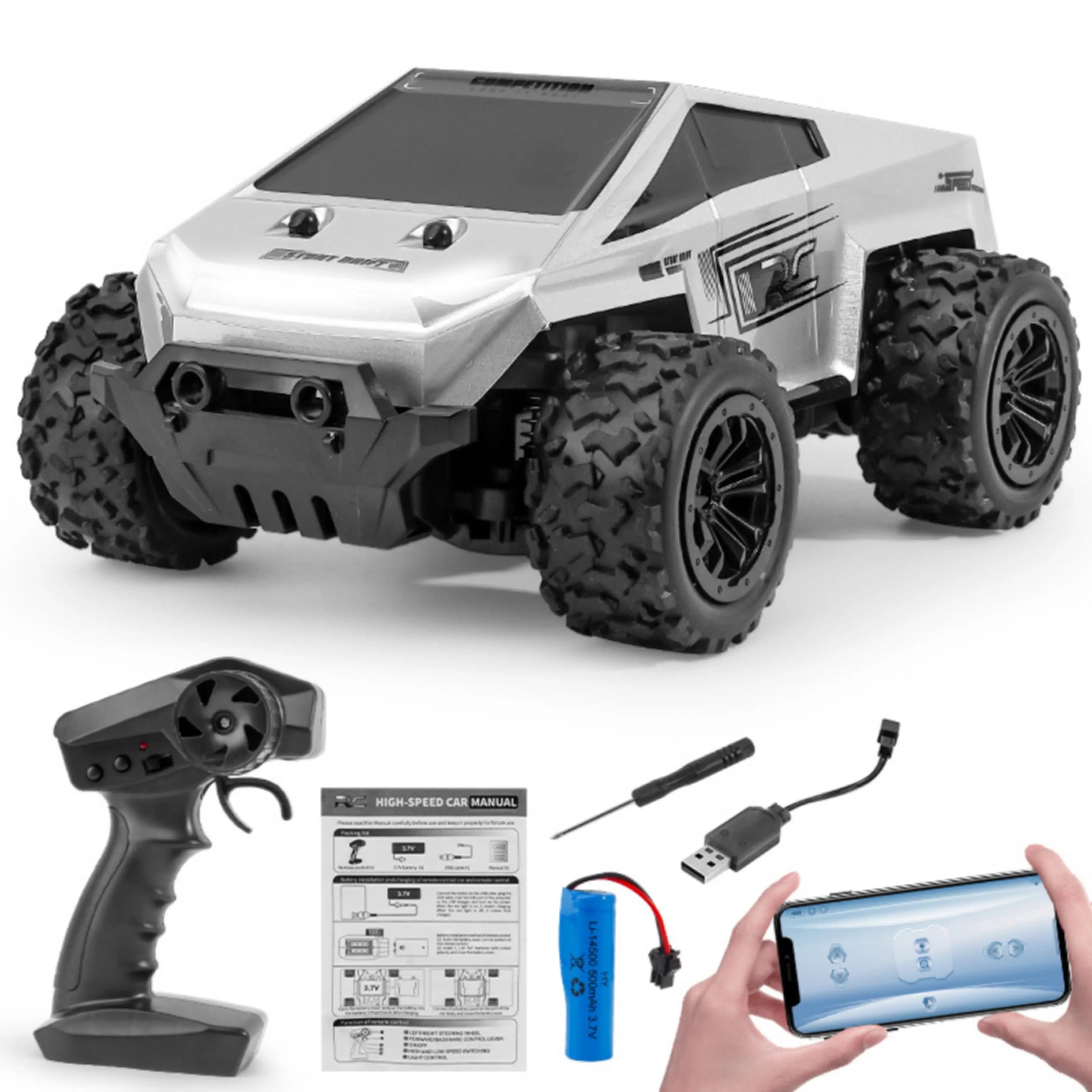 4WD High-Speed Off-Road Remote Control Car,1:18 Fast RC Cars PLAYPULSE RC