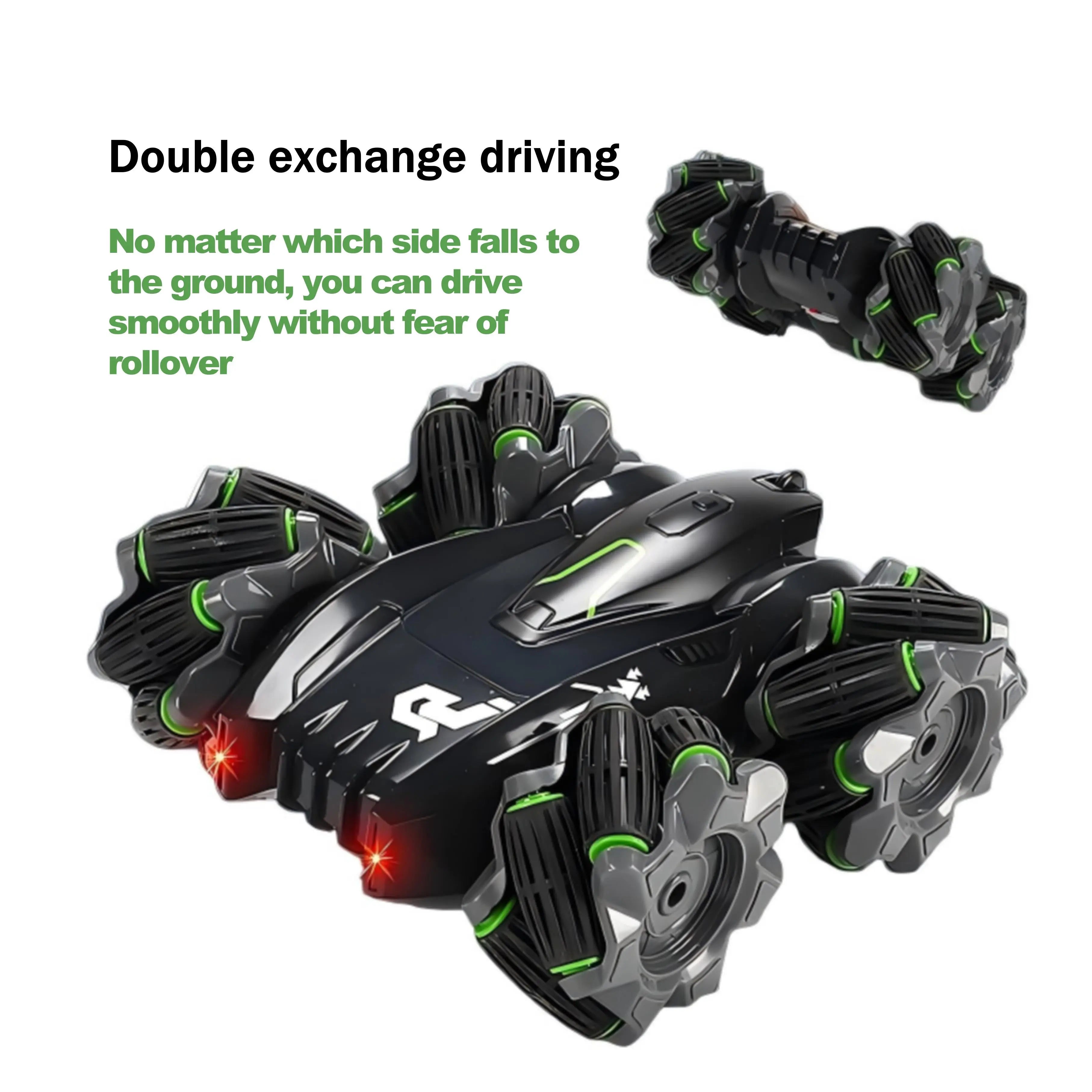 Double Sided Flipping RC Stunt Car,Pet Interaction Toys PLAYPULSE RC