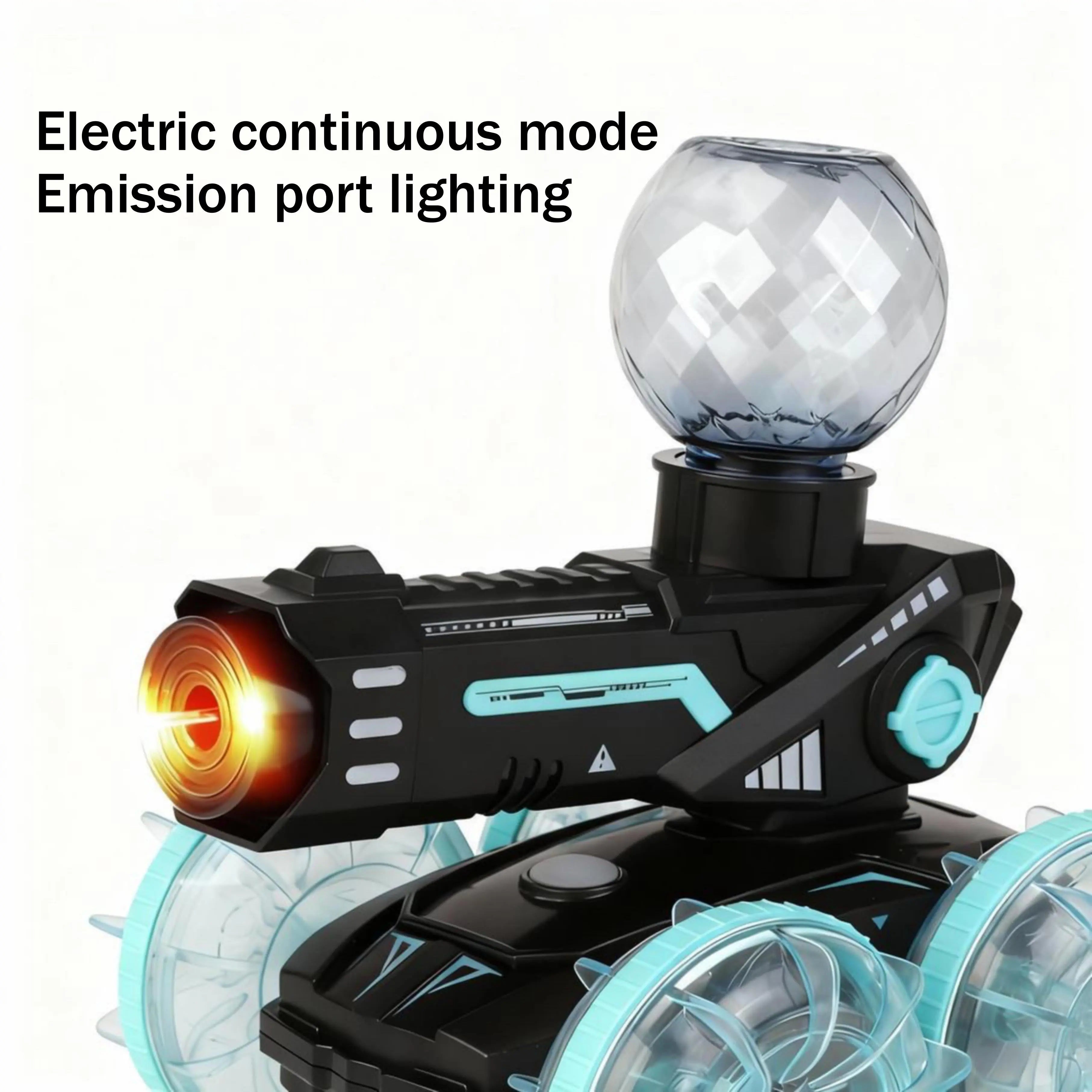 Amphibious 4WD Stunt RC Car with 360° Rotation,Pet Interaction Toys PLAYPULSE RC