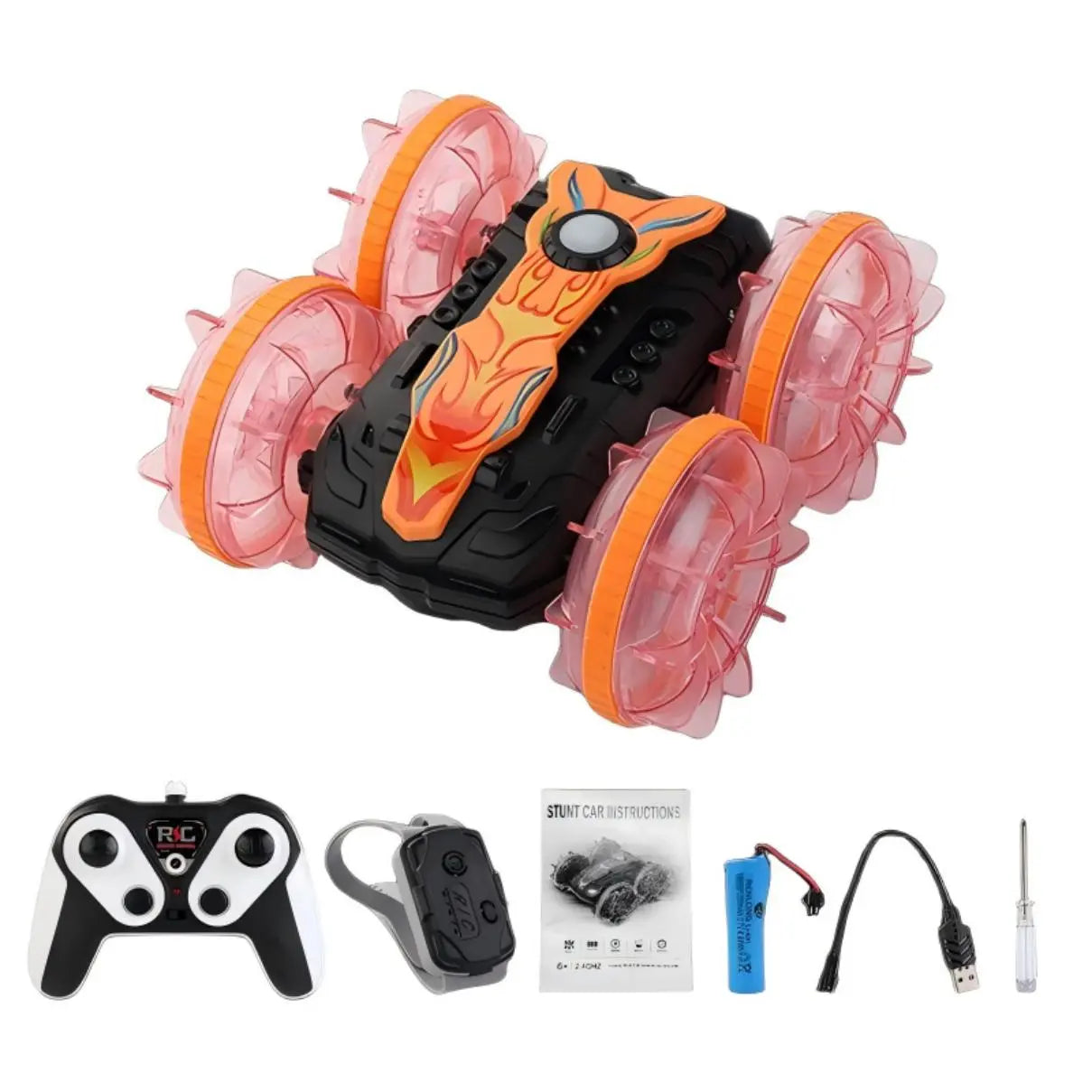 Waterproof 4WD Stunt Remote Control Vehicle for Kids and Pets PLAYPULSE RC