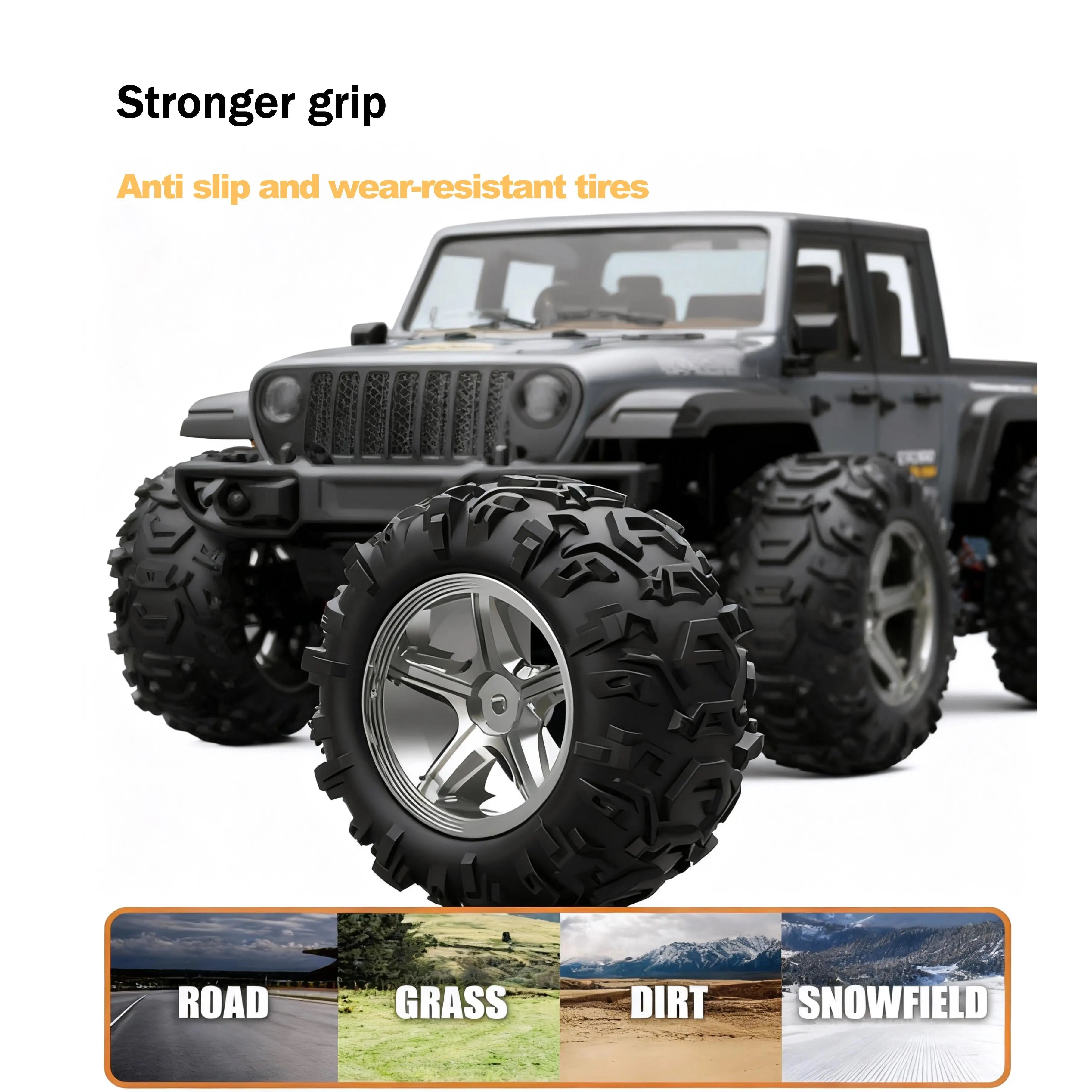 Lowrider RC Car BG1550 - Anti slip and wear-resistant tires - PLAYPULSE RC