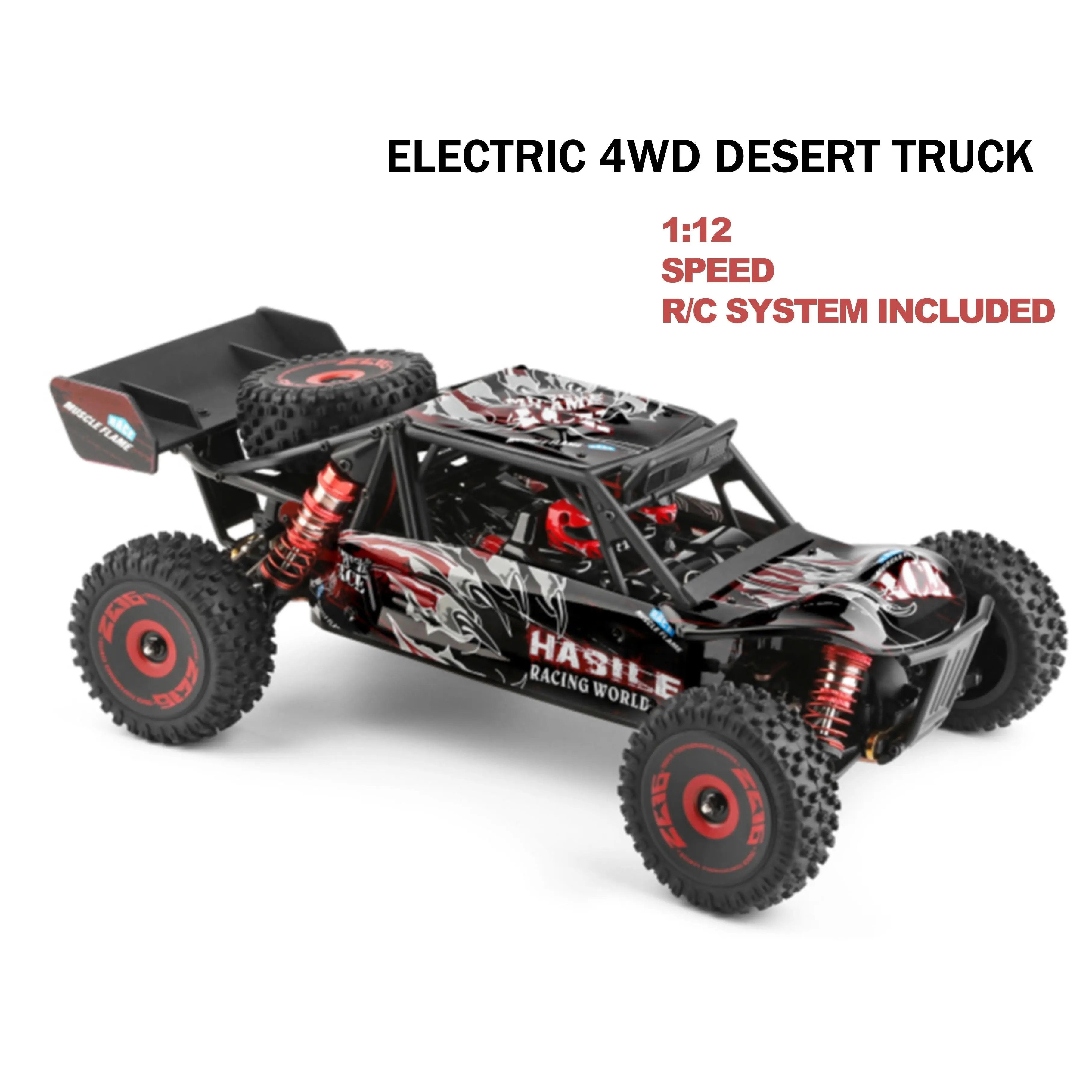 75km/h Brushless Top Speed RC Cars 4WD Desert Truck for Off-Road Adventure PLAYPULSE RC