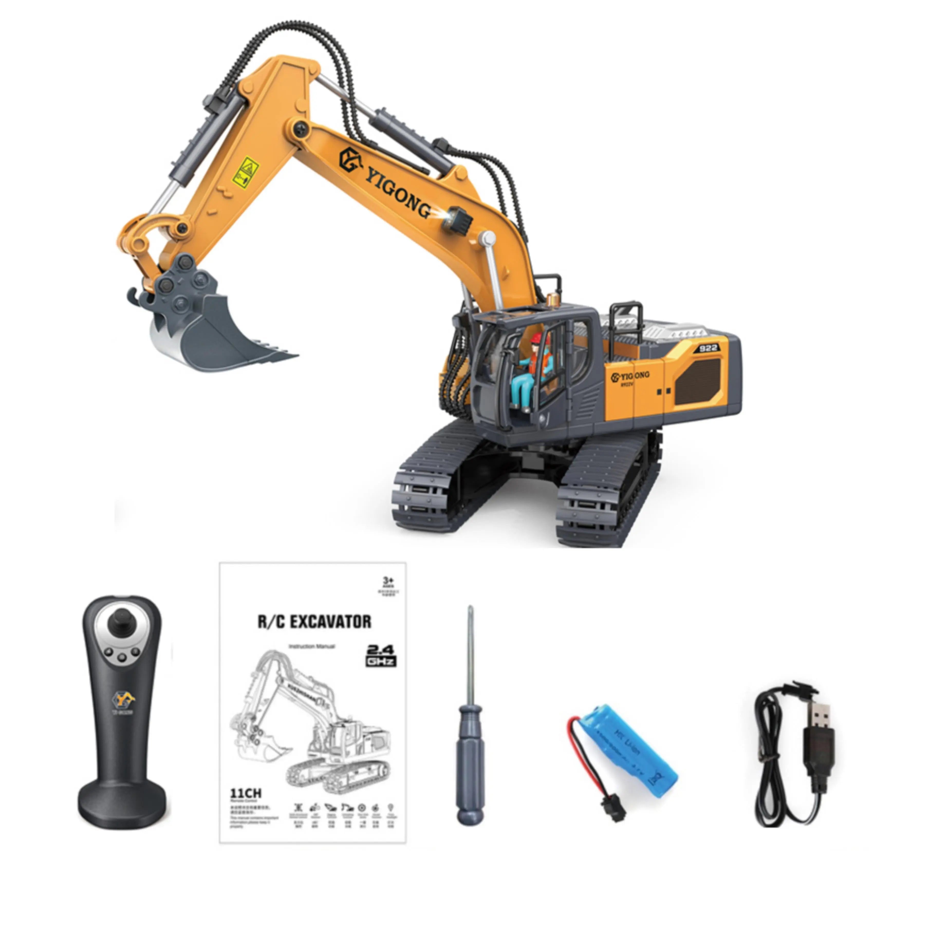 2.4G RC Engineering Car Toys,Dump Truck,Bulldozer,Excavator PLAYPULSE RC