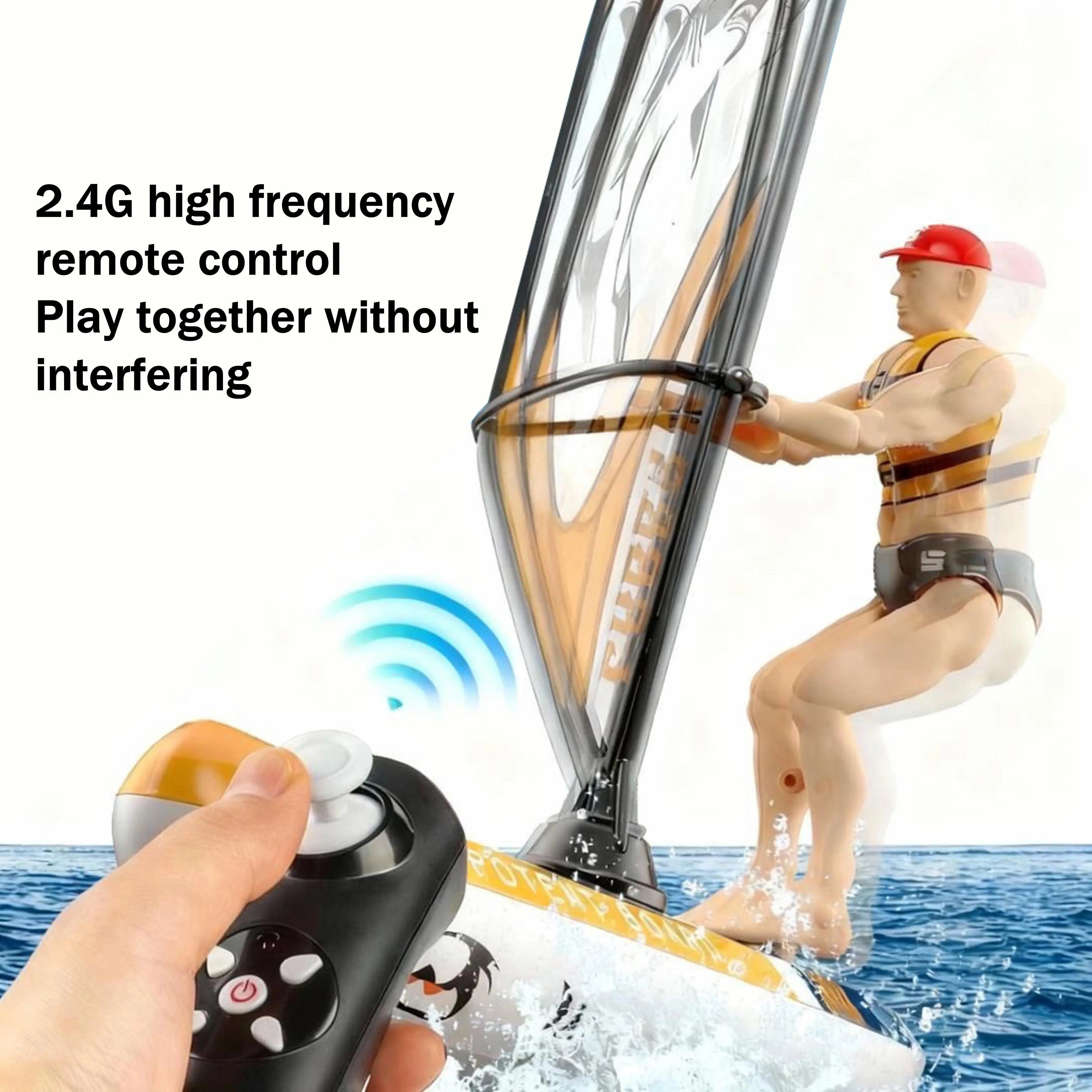 804 RC Sailboats-2.4G high frequency remote control Play together without interfering - PLAYPULSE RC