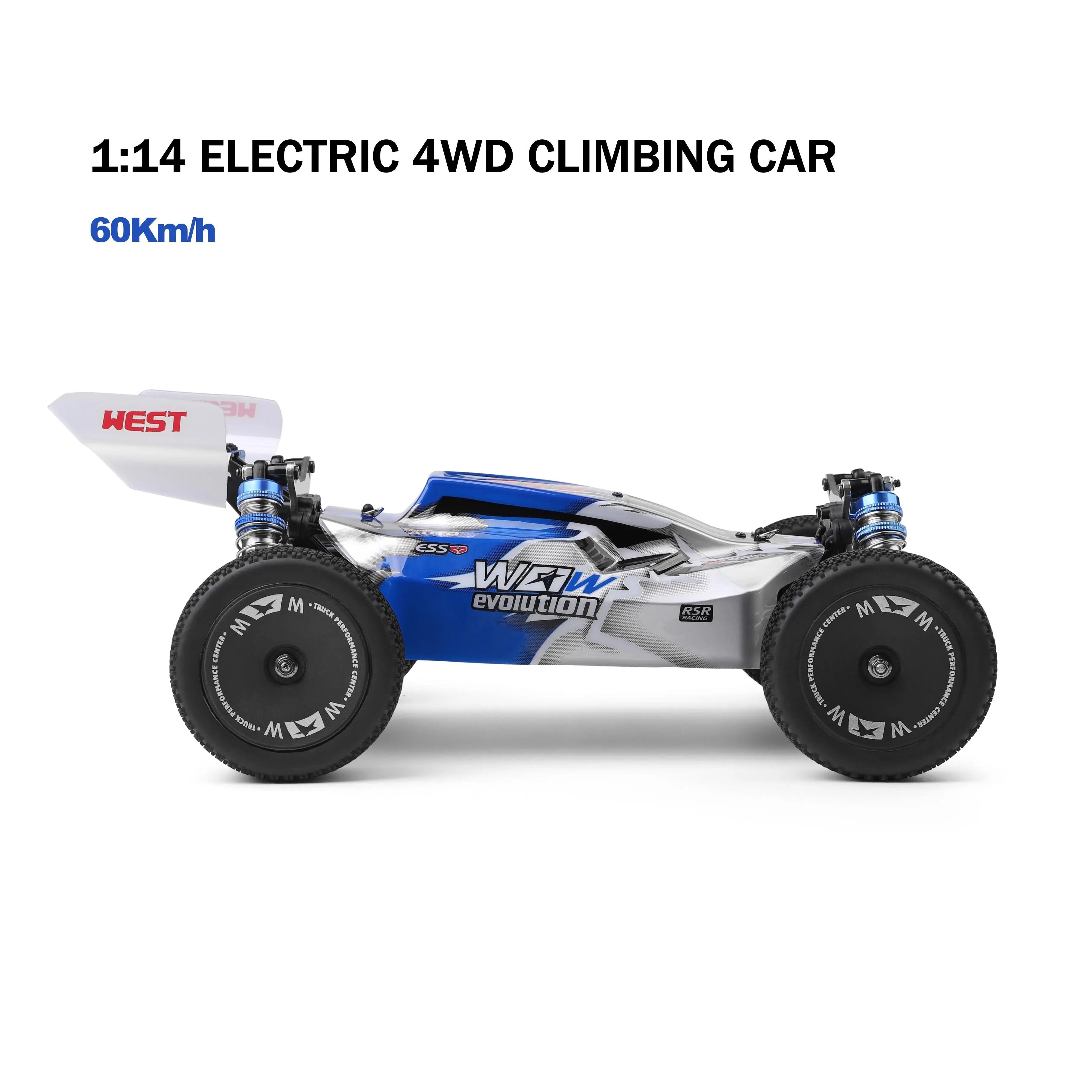 Control Car Racing 1:14 4WD Climbing Car with Multifunctional Lighting PLAYPULSE RC