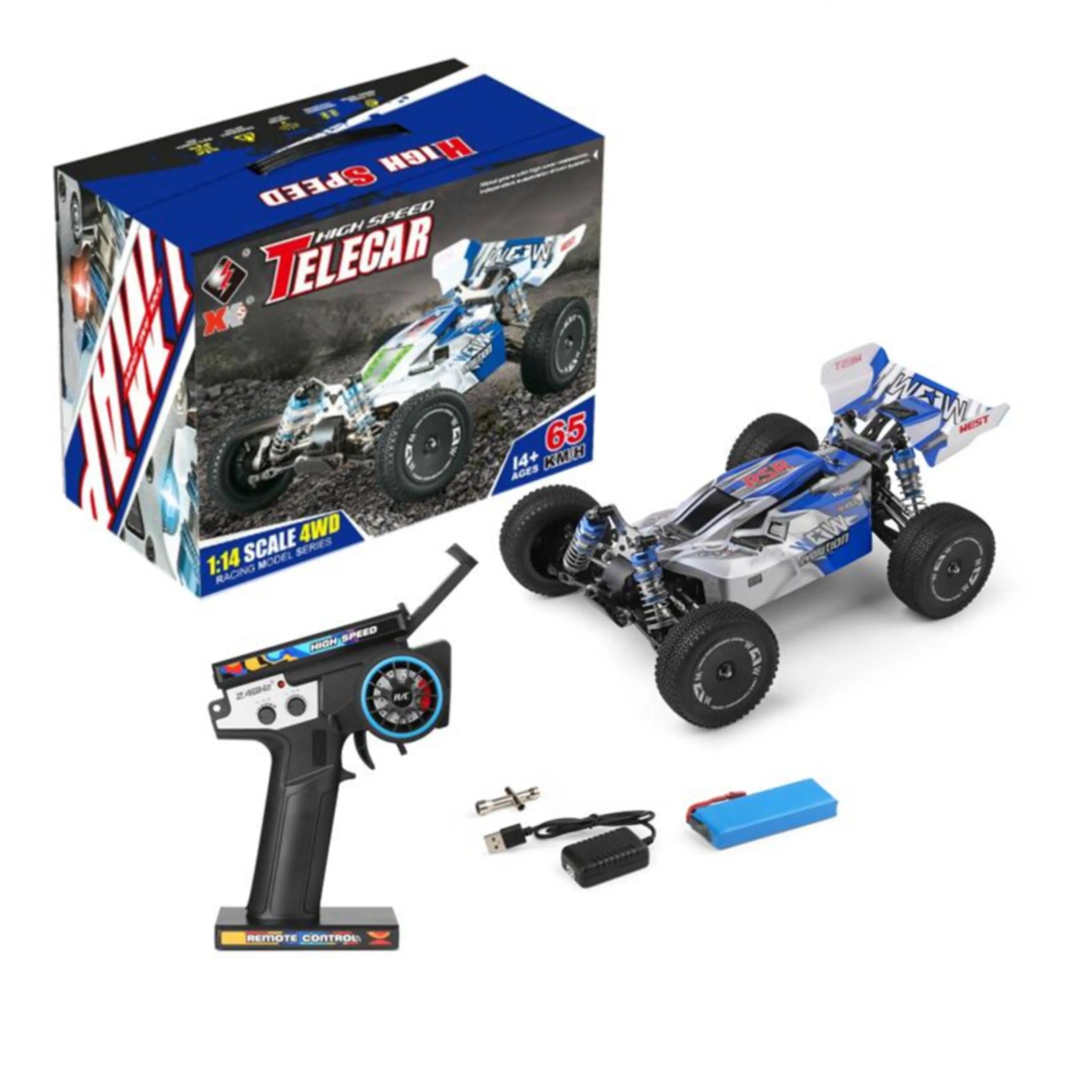 Control Car Racing 1:14 4WD Climbing Car with Multifunctional Lighting PLAYPULSE RC