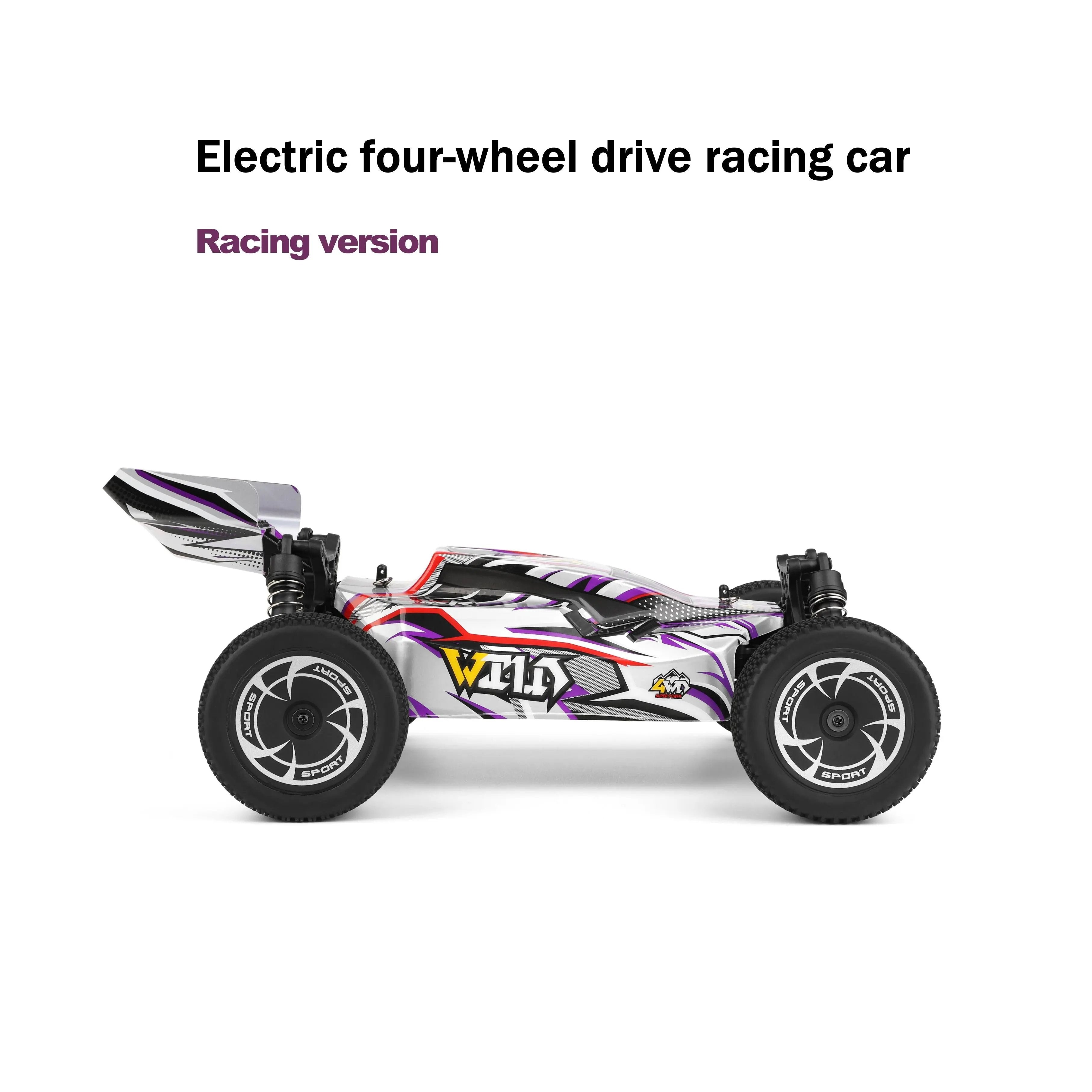 High-Speed Fast RC Cars Featuring 390 Carbon Brush Motor 1:14 Scale Model PLAYPULSE RC