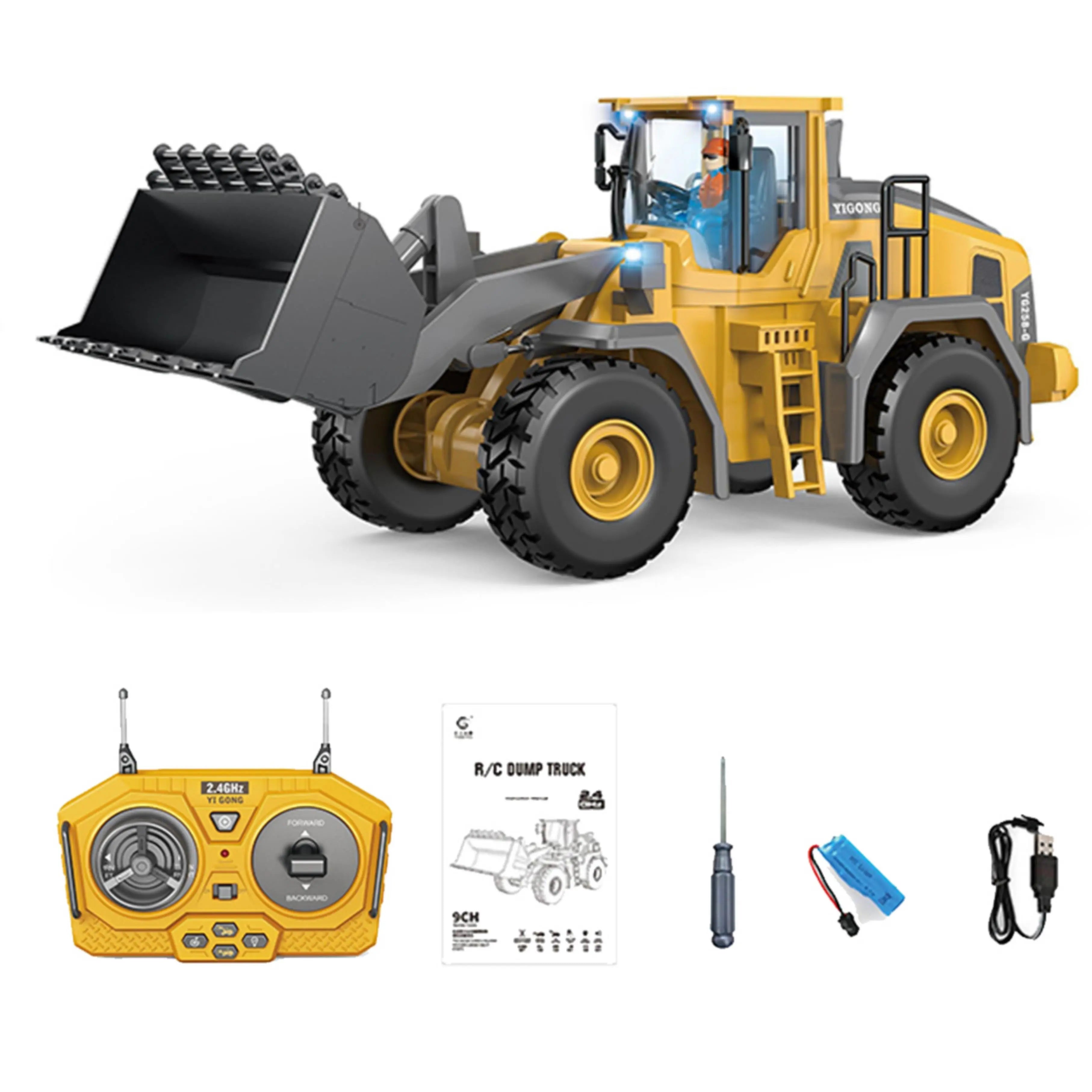2.4G RC Engineering Car Toys,Dump Truck,Bulldozer,Excavator PLAYPULSE RC