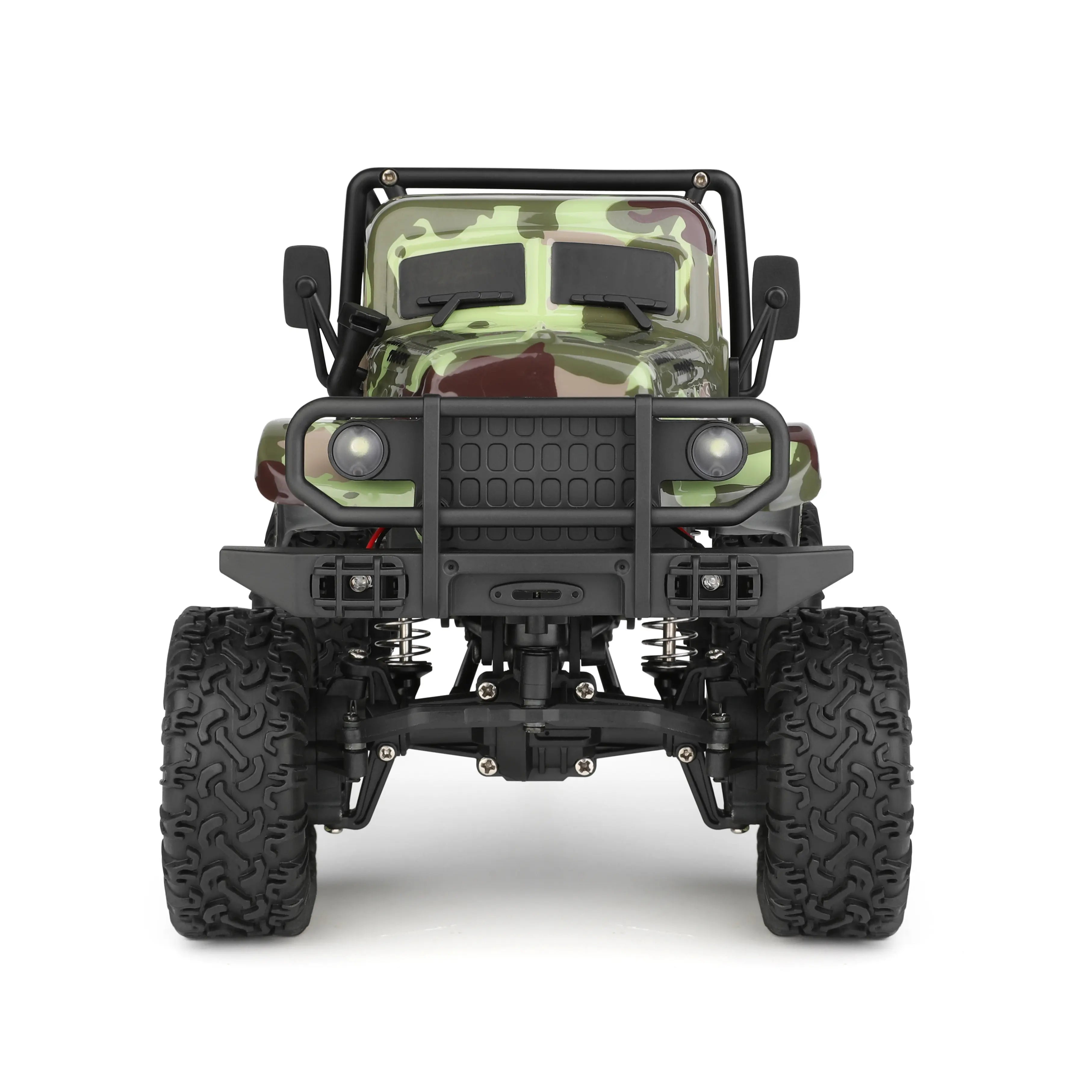 TROOPS 184021: 1:18 Black 4WD Crawling RC Truck - 38° Climb, 2.4GHz Remote - PLAYPULSE RC