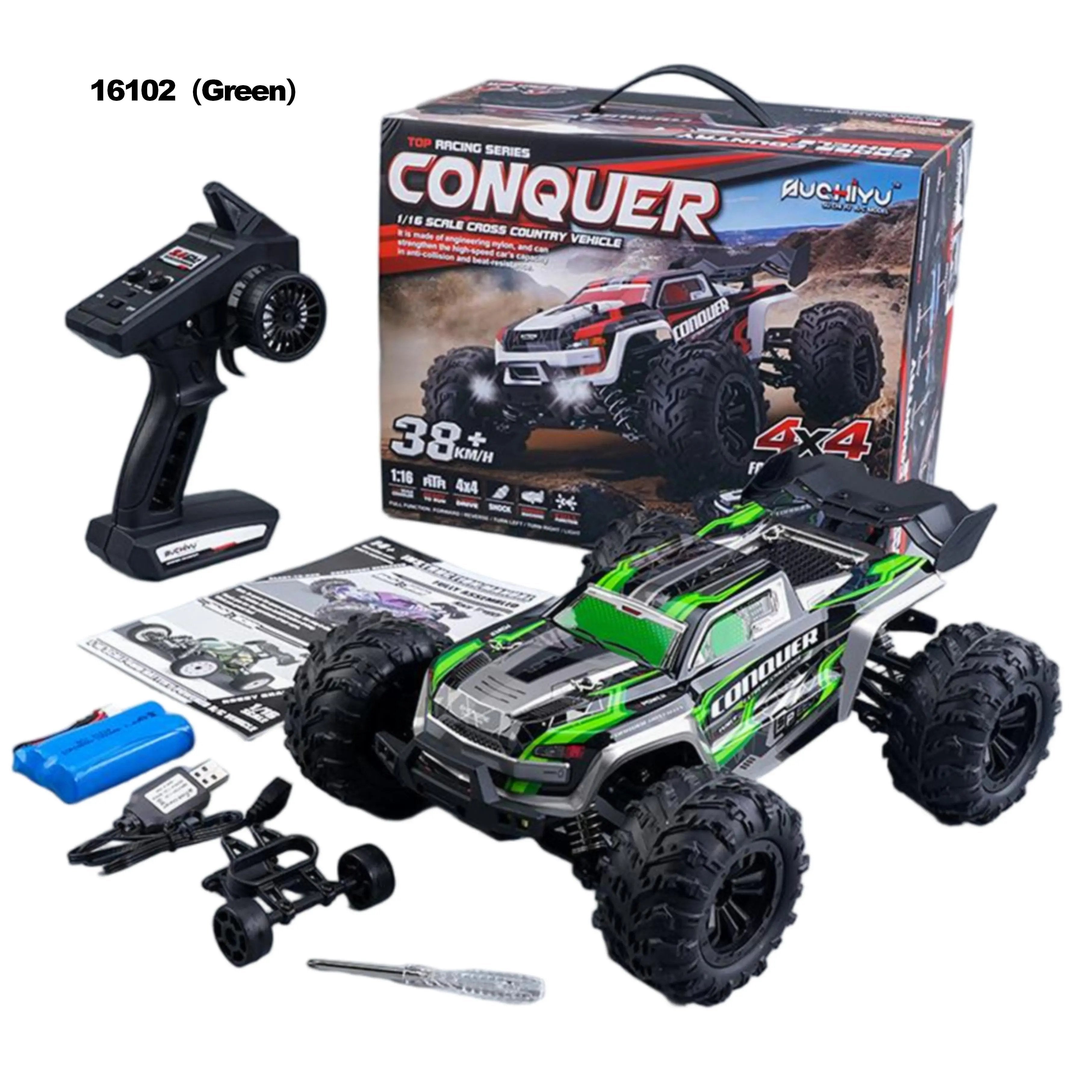 Hot Racing RC Car - 38km/h Speed with 80m Remote Control Distance PLAYPULSE RC