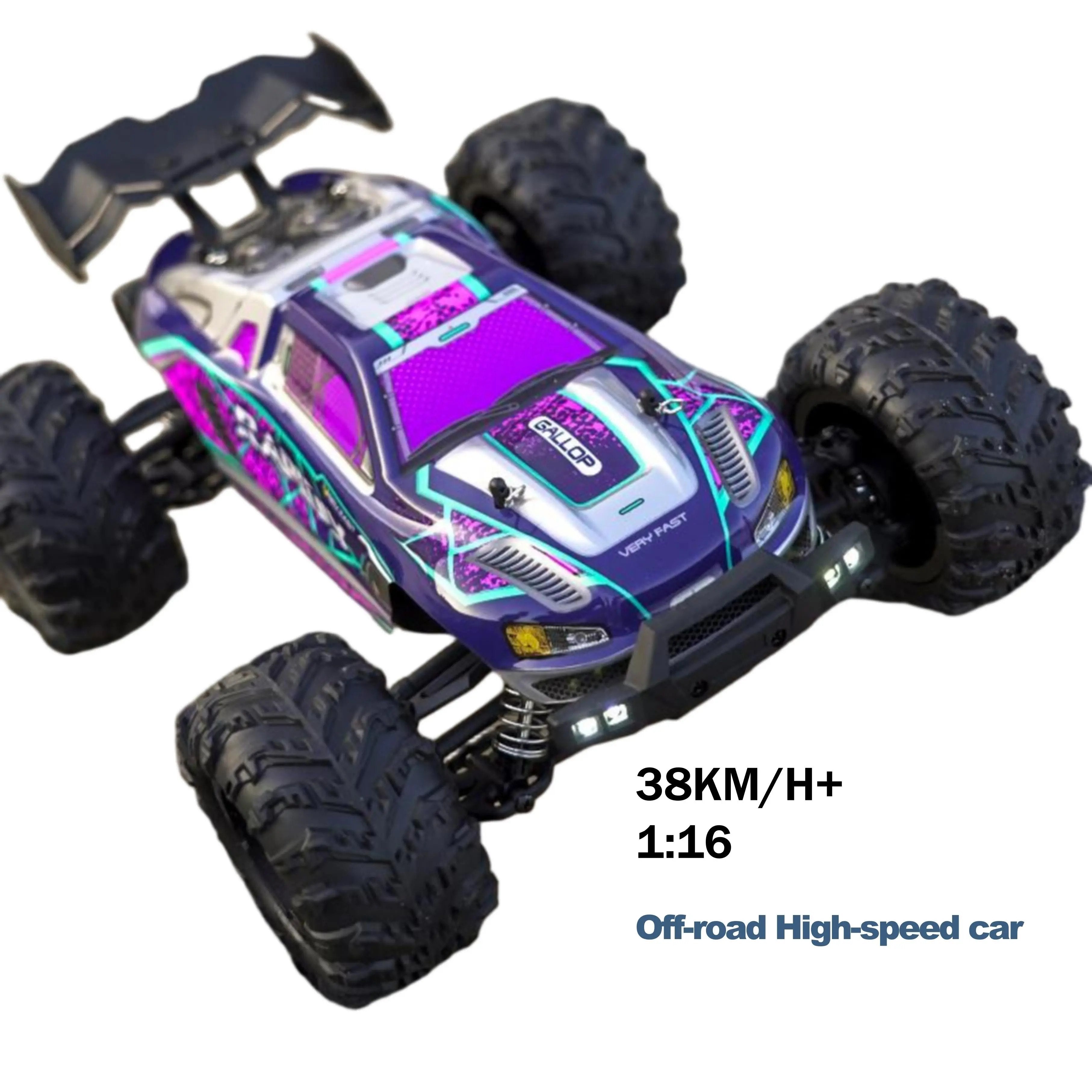 Hot Racing RC Car - 38km/h Speed with 80m Remote Control Distance PLAYPULSE RC