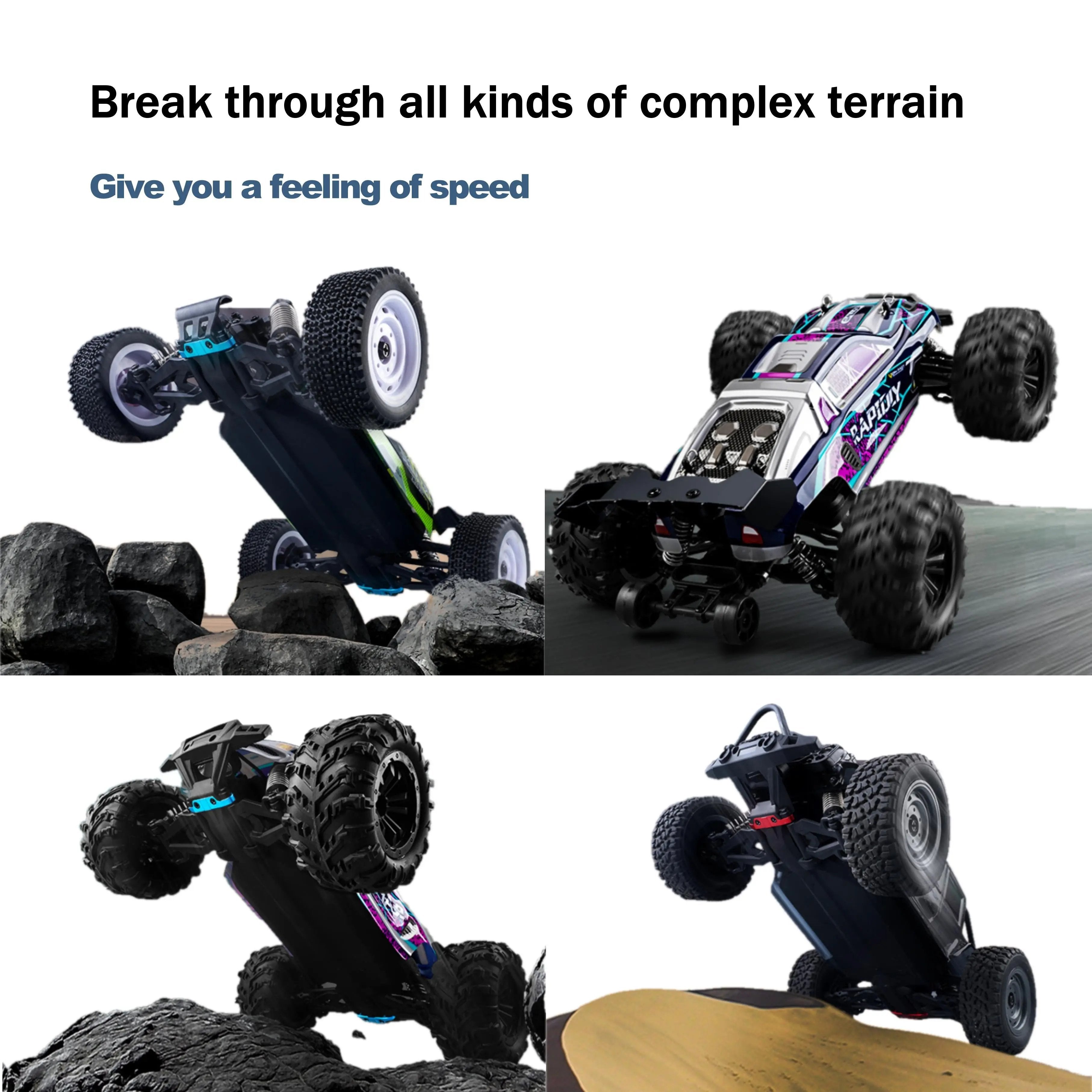 Hot Racing RC Car - 38km/h Speed with 80m Remote Control Distance PLAYPULSE RC