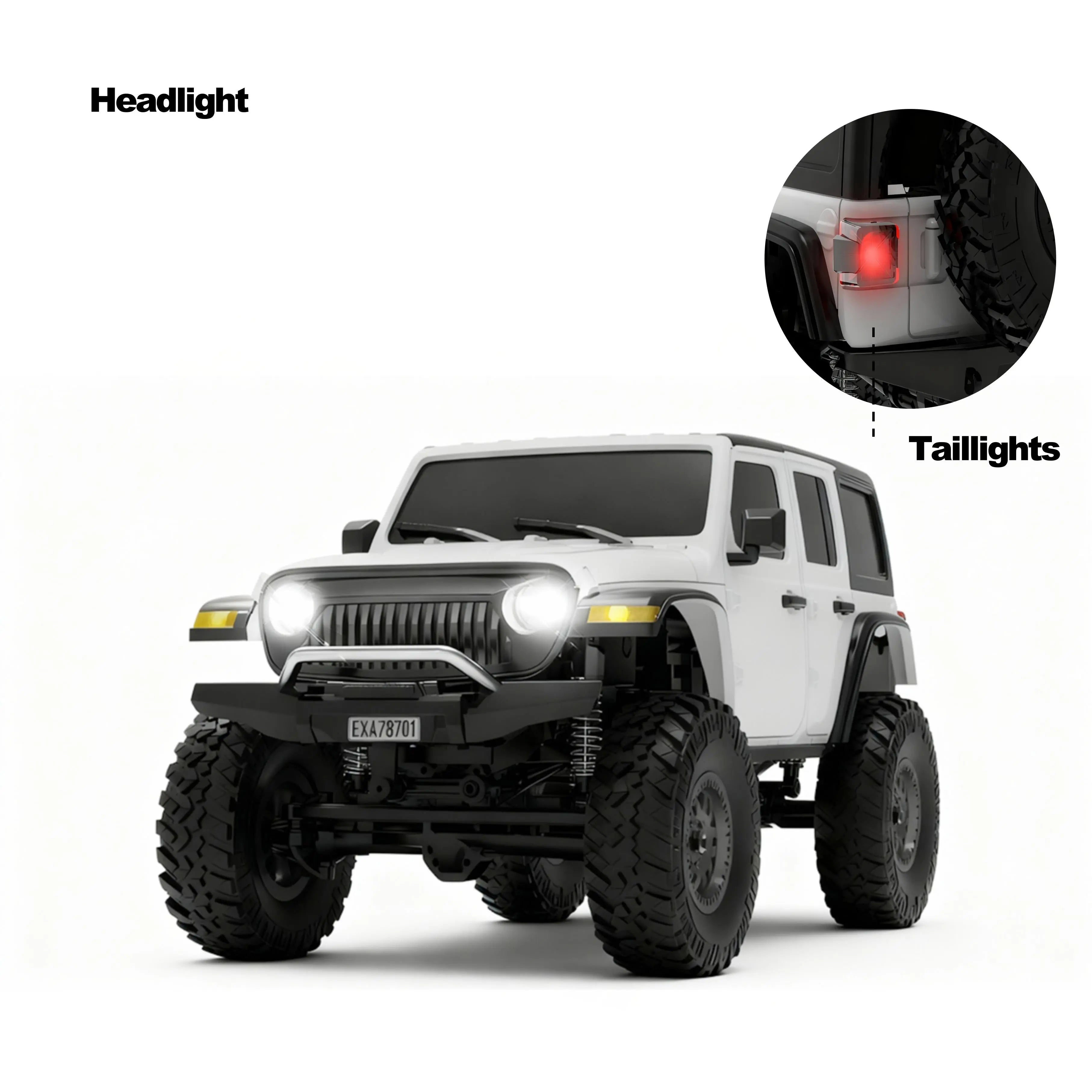 787-1 High-Performance RC Crawler Monster Truck for Rock Climbing PLAYPULSE RC
