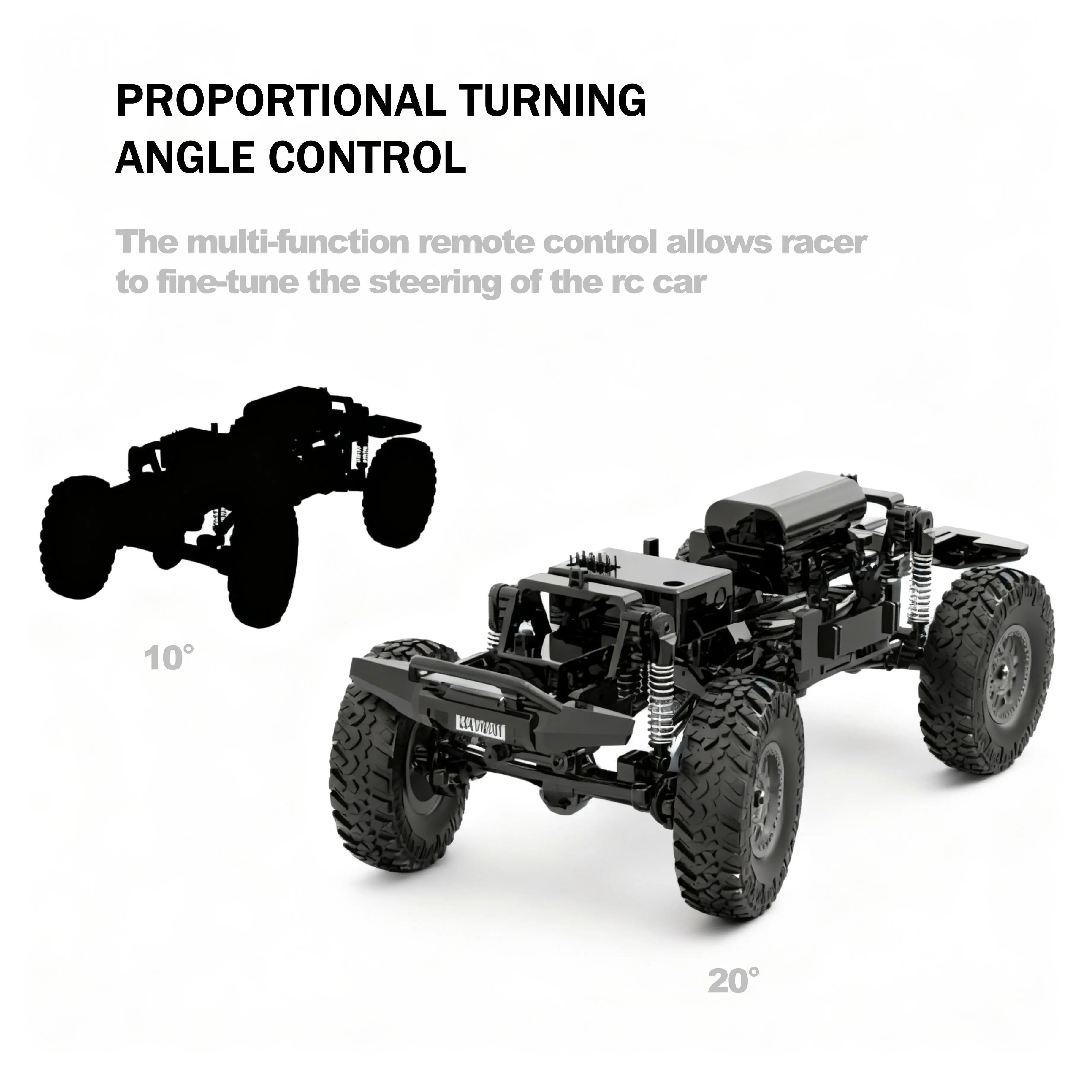 787-1 High-Performance RC Crawler Monster Truck for Rock Climbing PLAYPULSE RC