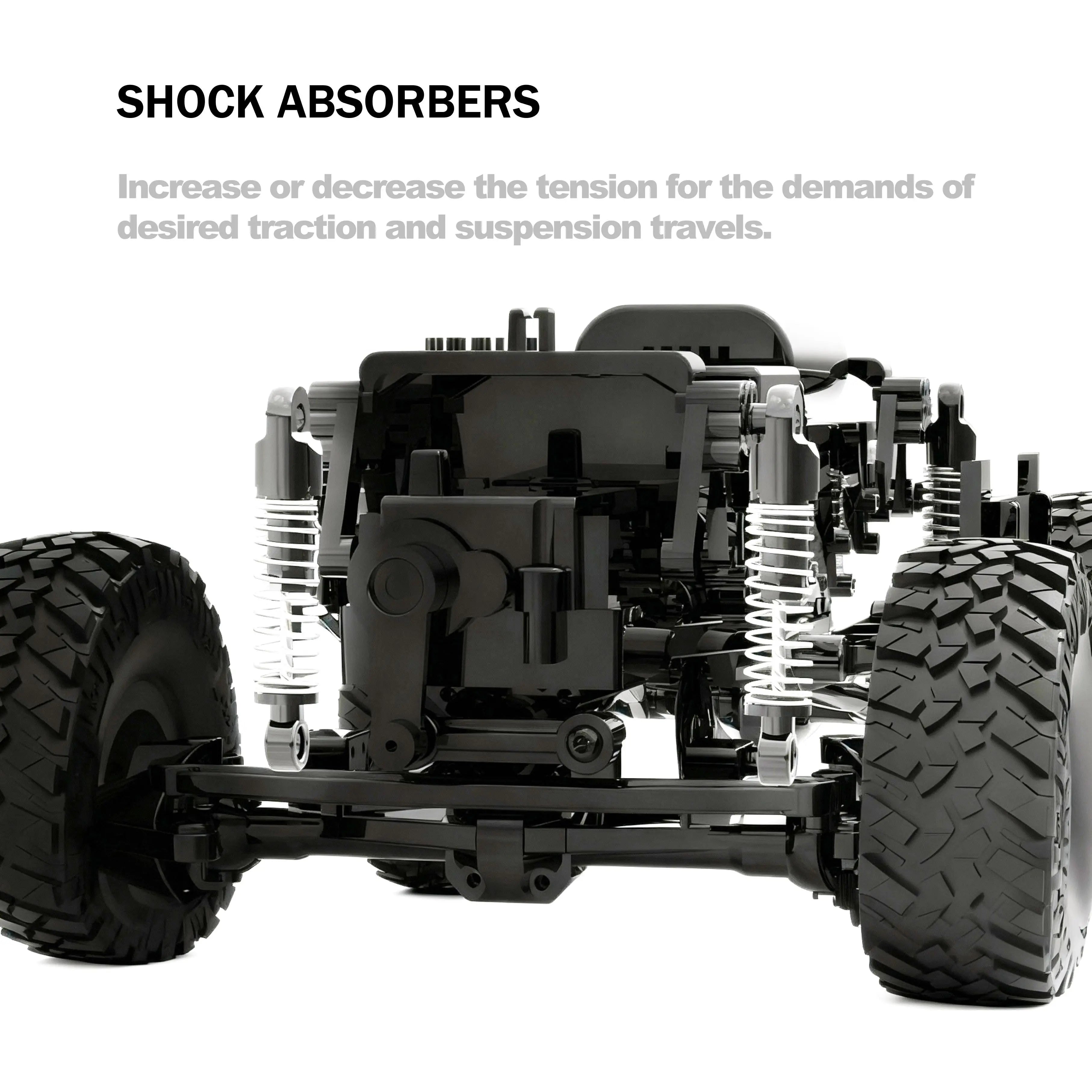 787-1 High-Performance RC Crawler Monster Truck for Rock Climbing PLAYPULSE RC