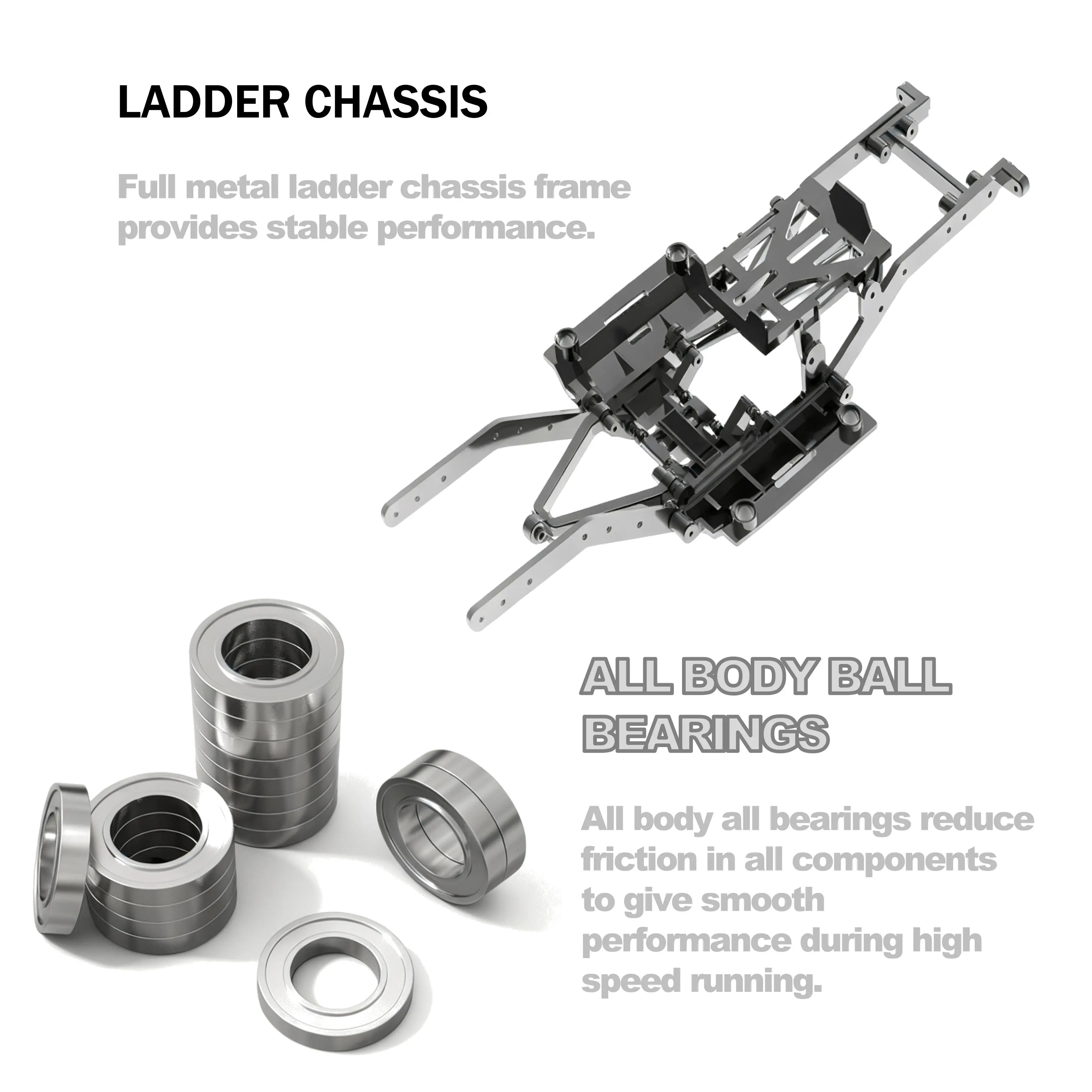 787-1 High-Performance RC Crawler Monster Truck for Rock Climbing PLAYPULSE RC