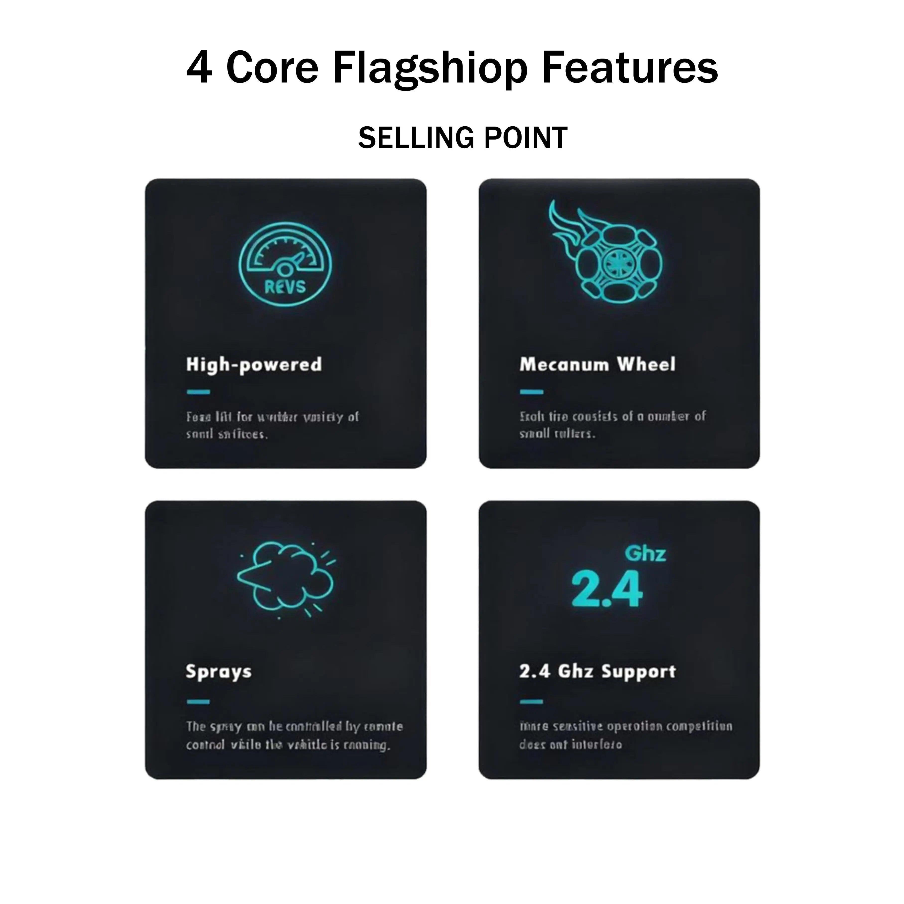 1203B Drift RC Car - 4 Core Flagshiop Features - PLAYPULSE RC