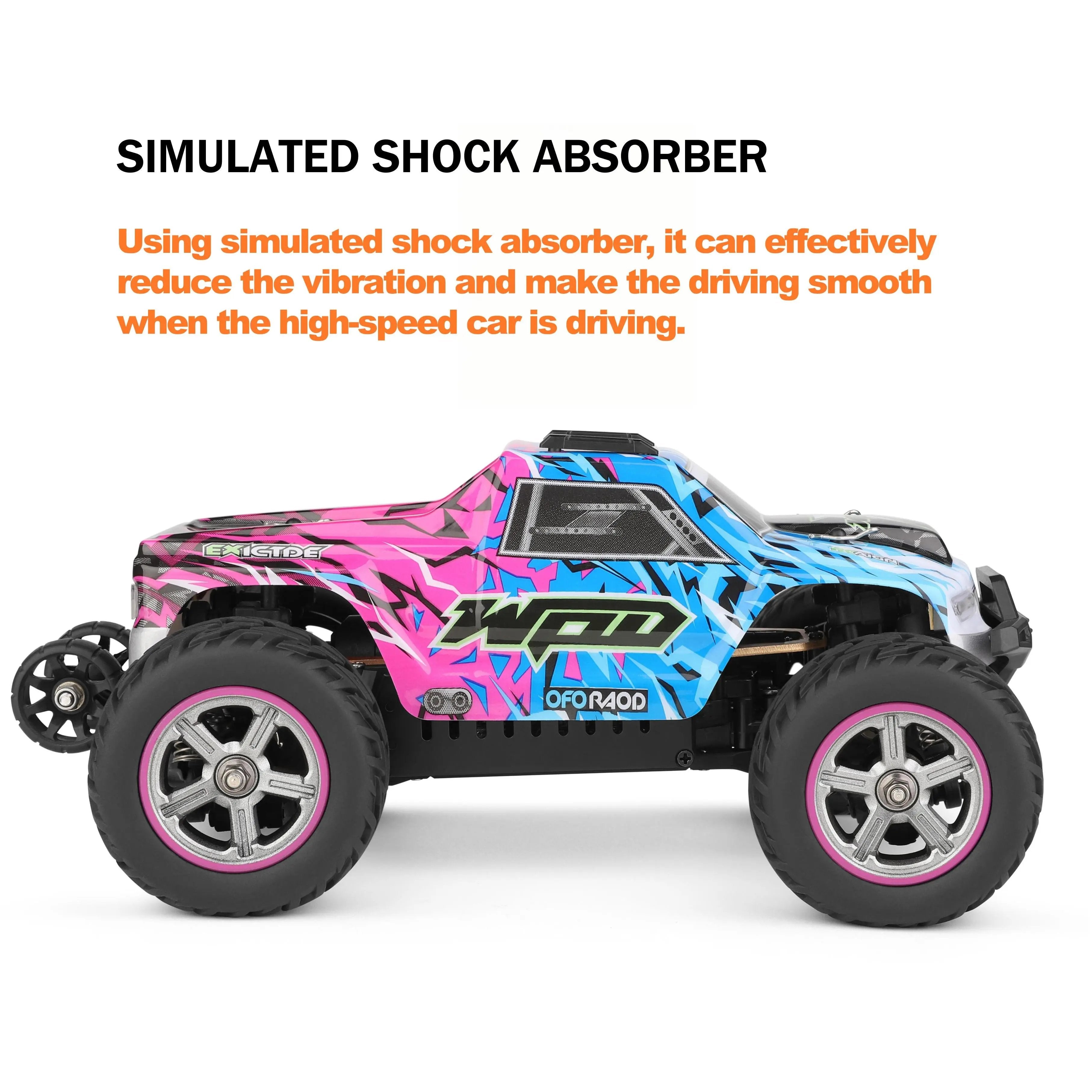 All Terrain Cheap RC Cars with LED Light, 1:20 4WD Off-Road Vehicle PLAYPULSE