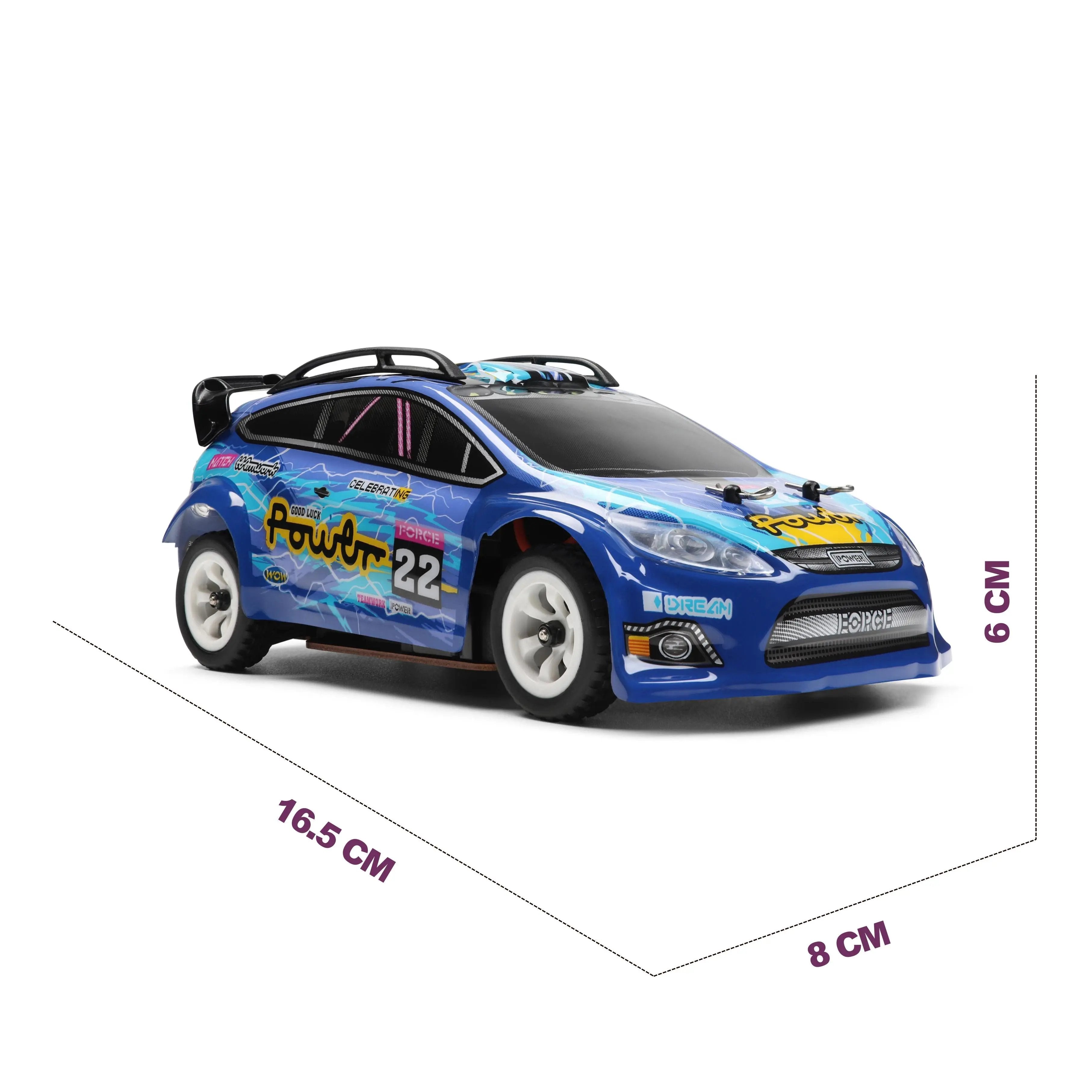 High-Speed 1:28 Scale 4WD RC Drift Car with LED Lights, Cheap RC Cars for Kids & Teens PLAYPULSE RC