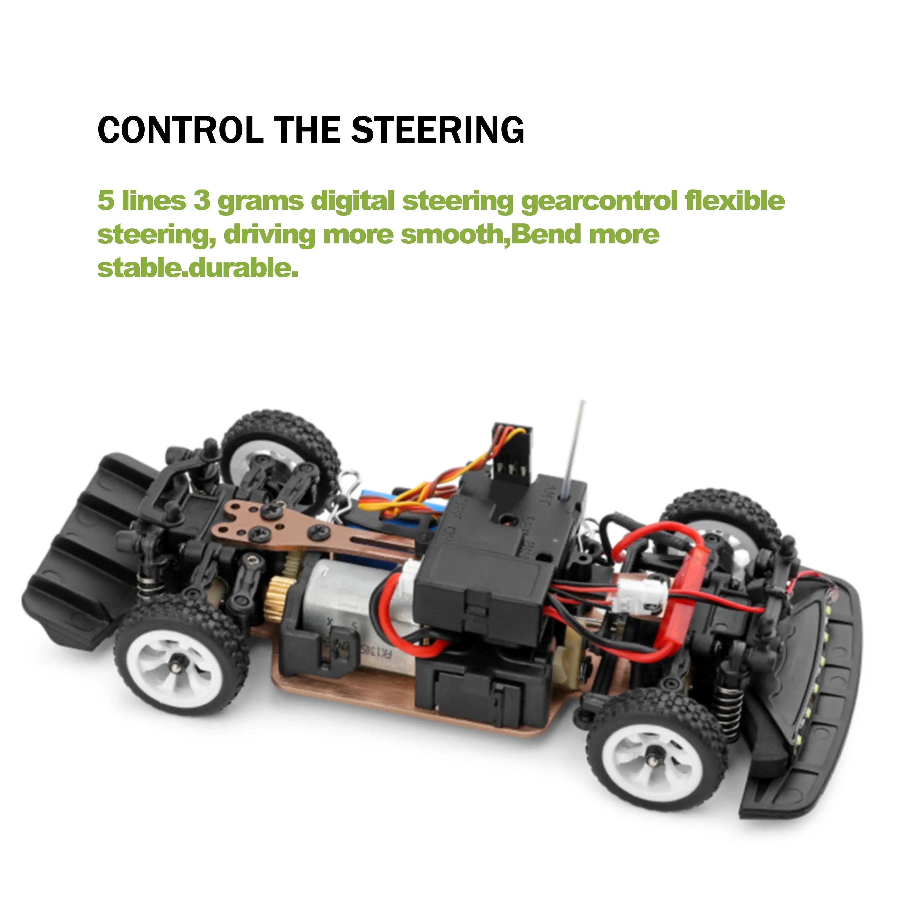 Cheap RC Cars with Brushed Motor for Drift Fun - 1:28 Scale 4WD Electric Short Truck - RC Cars | Remote Control Toys for Kids and Pets