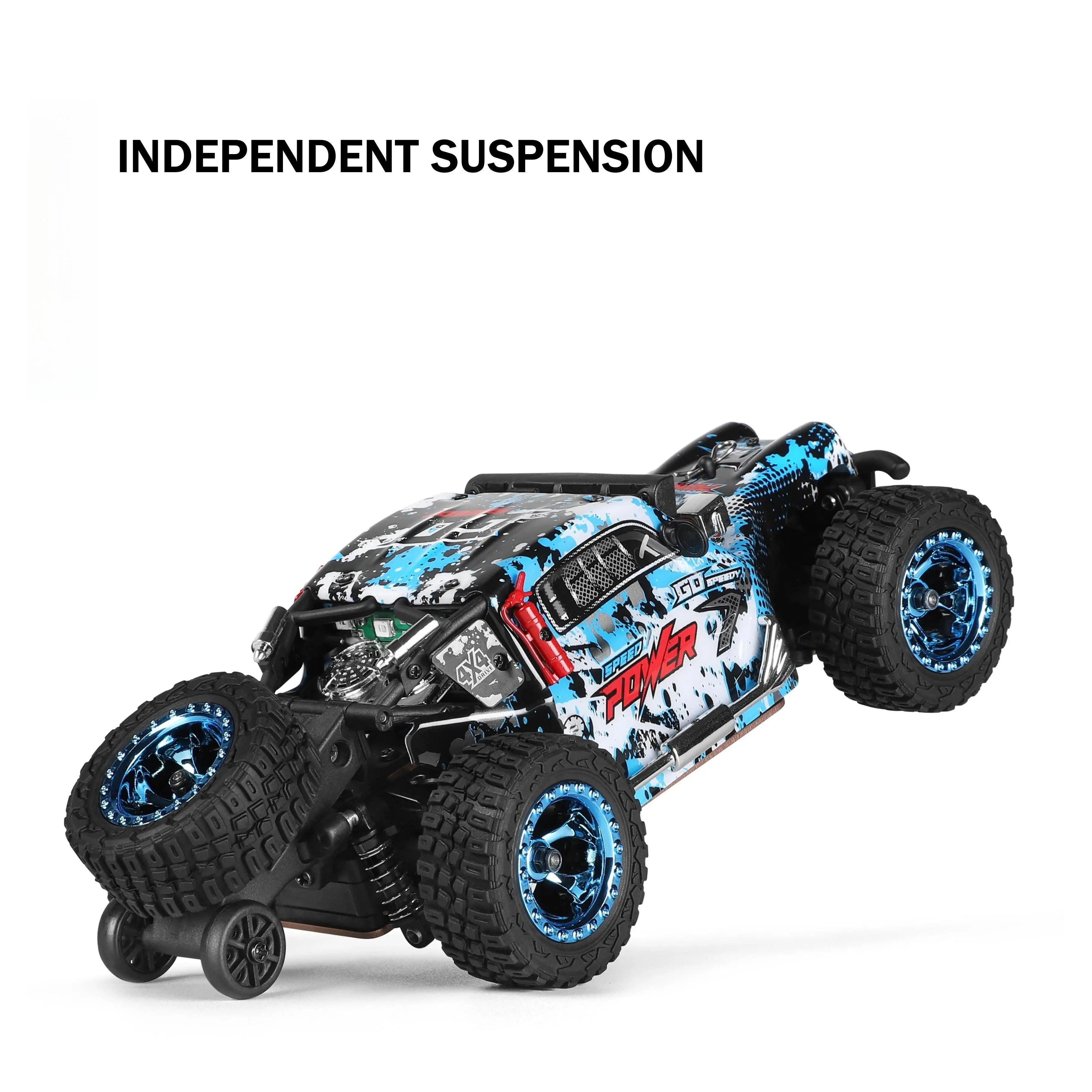 Hot Racing RC 1:28 Scale Electric 4WD Off-Road Truck for Climbing and Racing PLAYPULSE