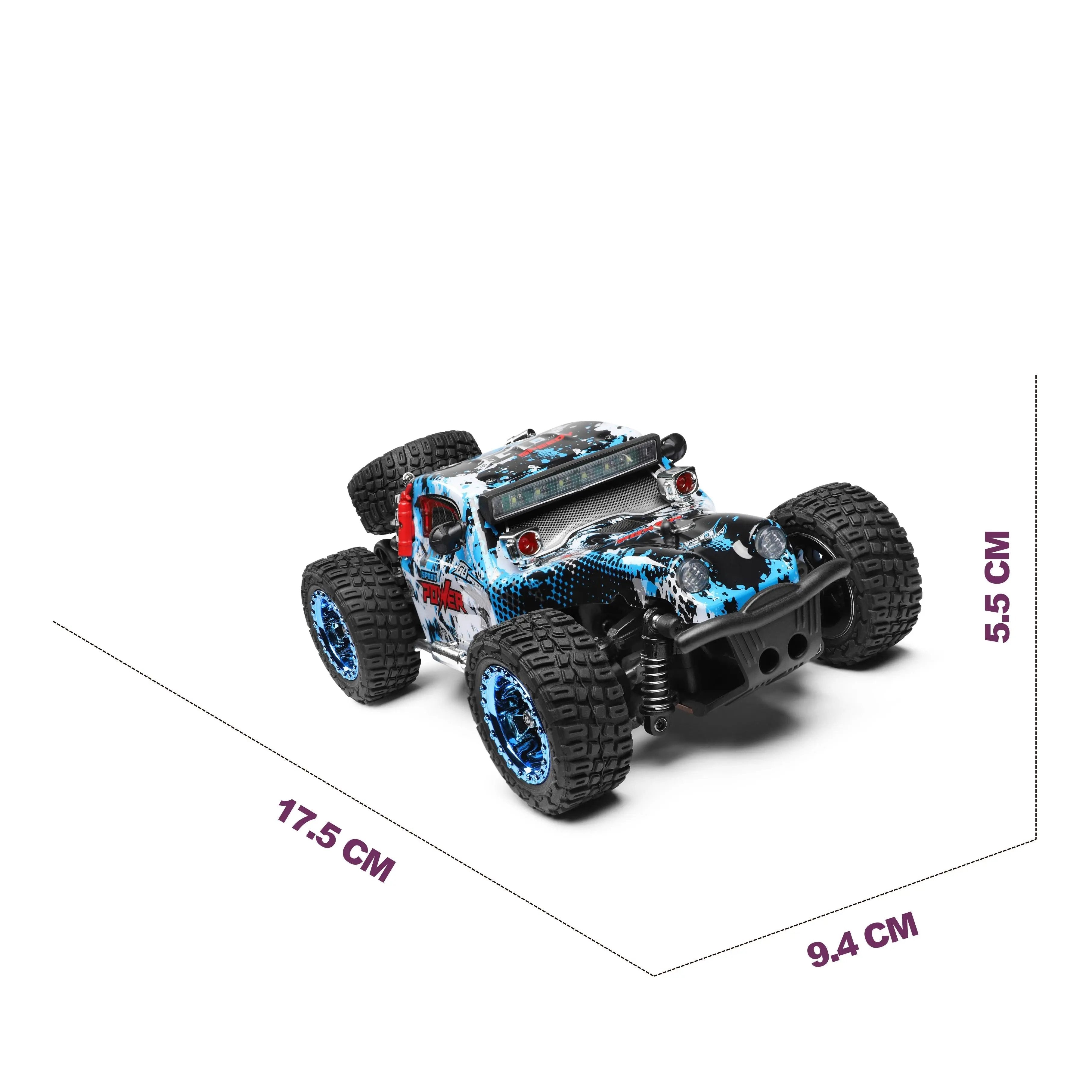 Hot Racing RC 1:28 Scale Electric 4WD Off-Road Truck for Climbing and Racing PLAYPULSE