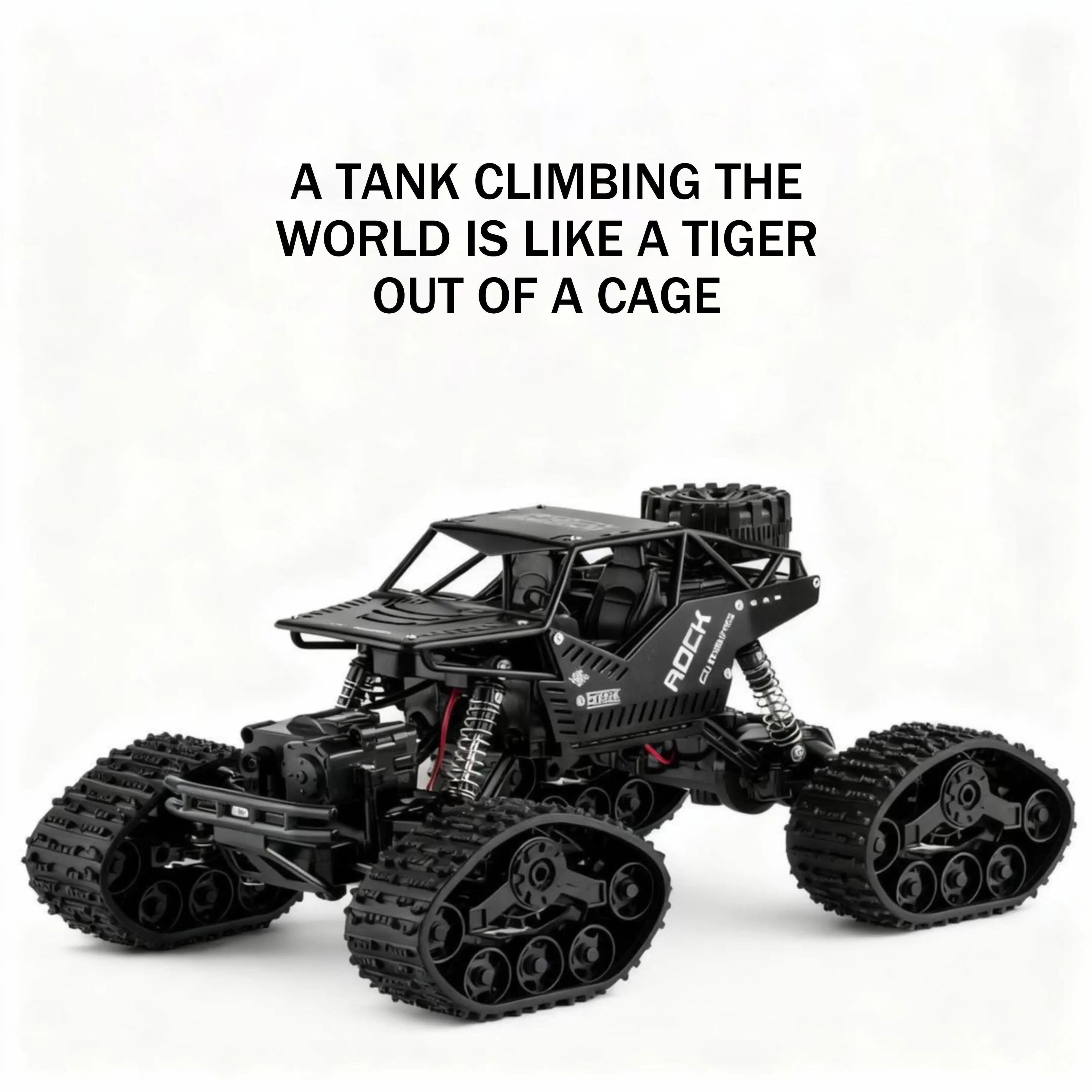 Track YT6608 RC Model Tanks 1:14 Scale - 2.4G 4WD Off-Road Climbing Vehicle - PLAYPULSE RC