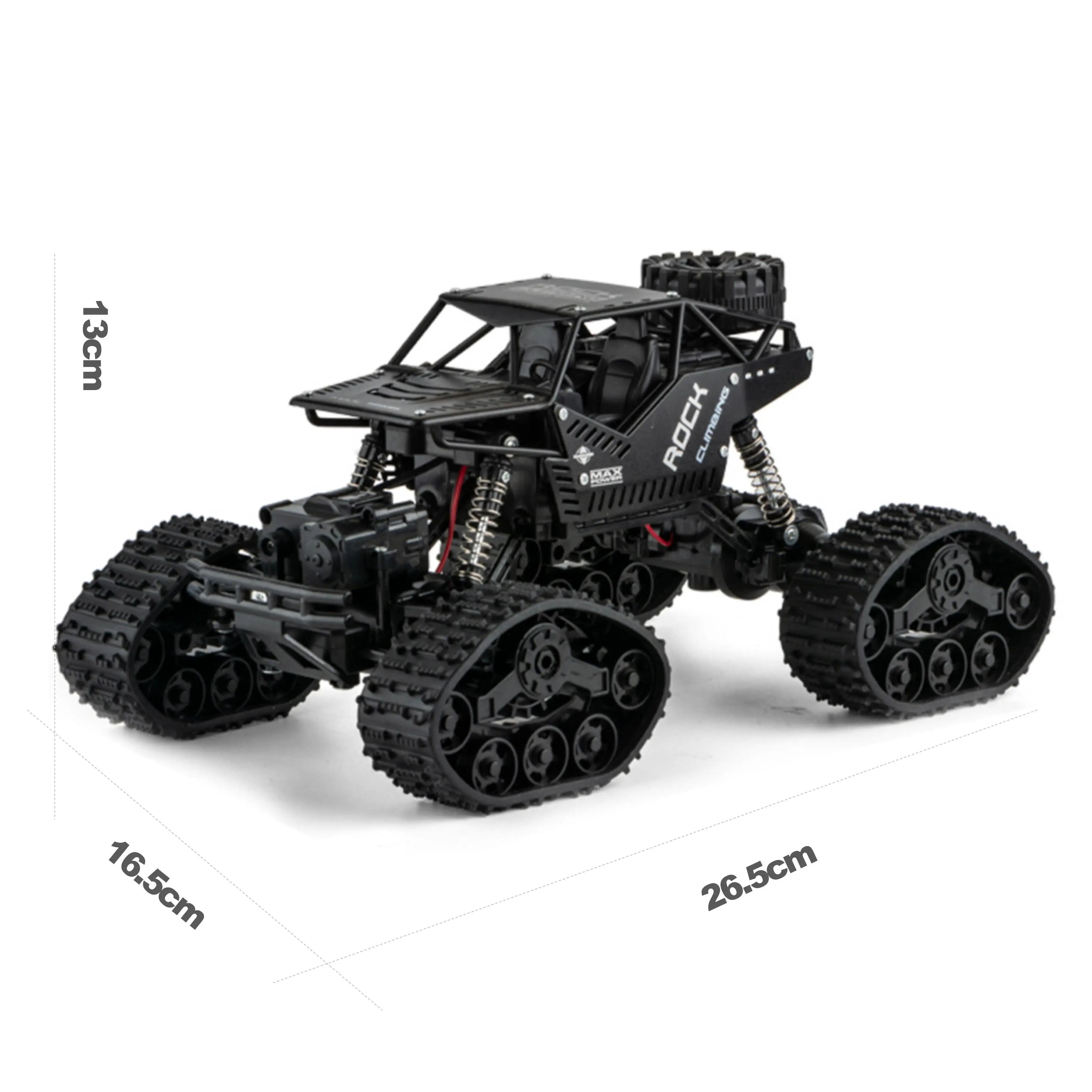 YT6608 RC Model Tanks 1:14 Scale - 2.4G 4WD Off-Road Climbing Vehicle Track Dimensions- PLAYPULSE RC