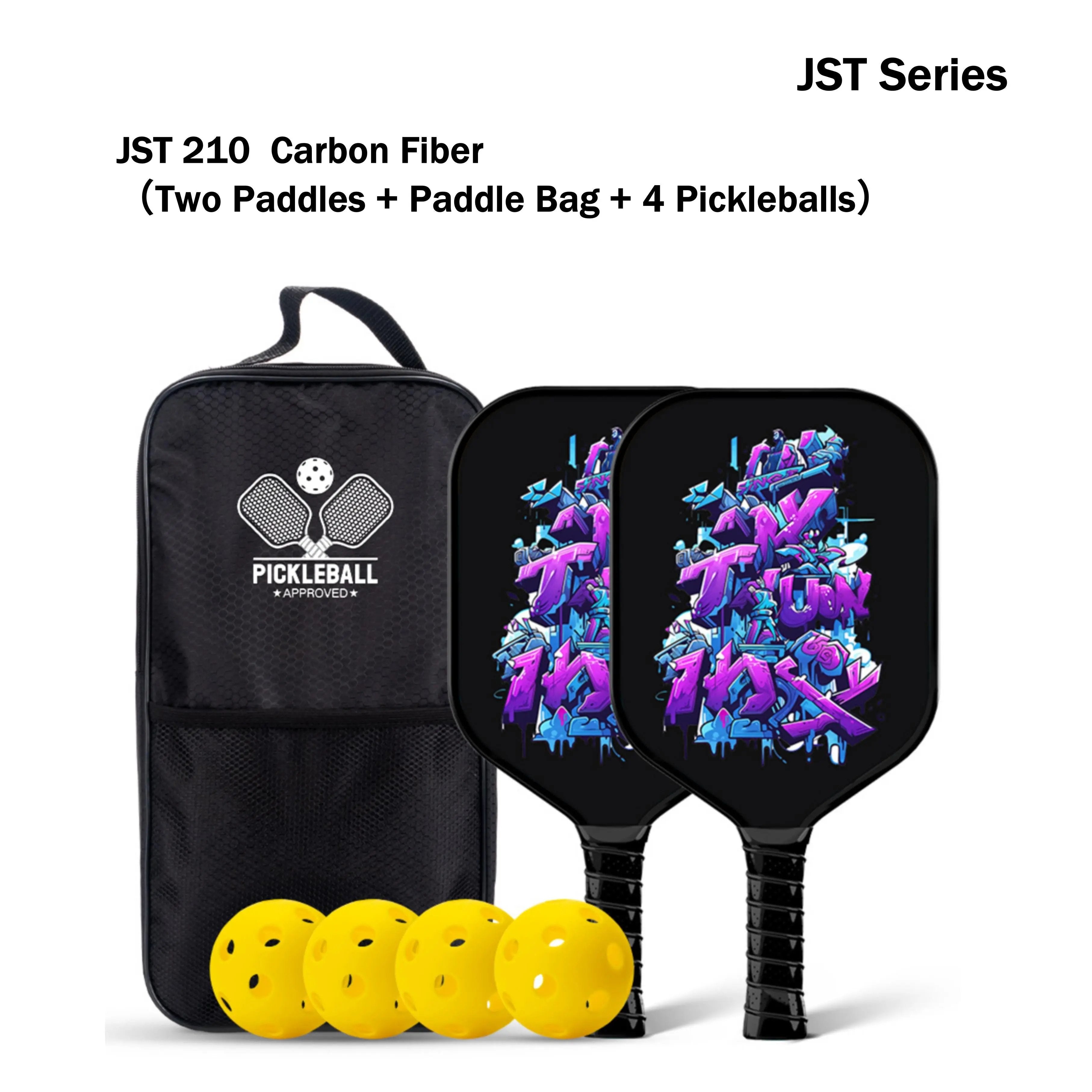 GEN4 Carbon Fiber Hot Pressing Integration Pickleball Paddle for Control and Power PLAYPULSE