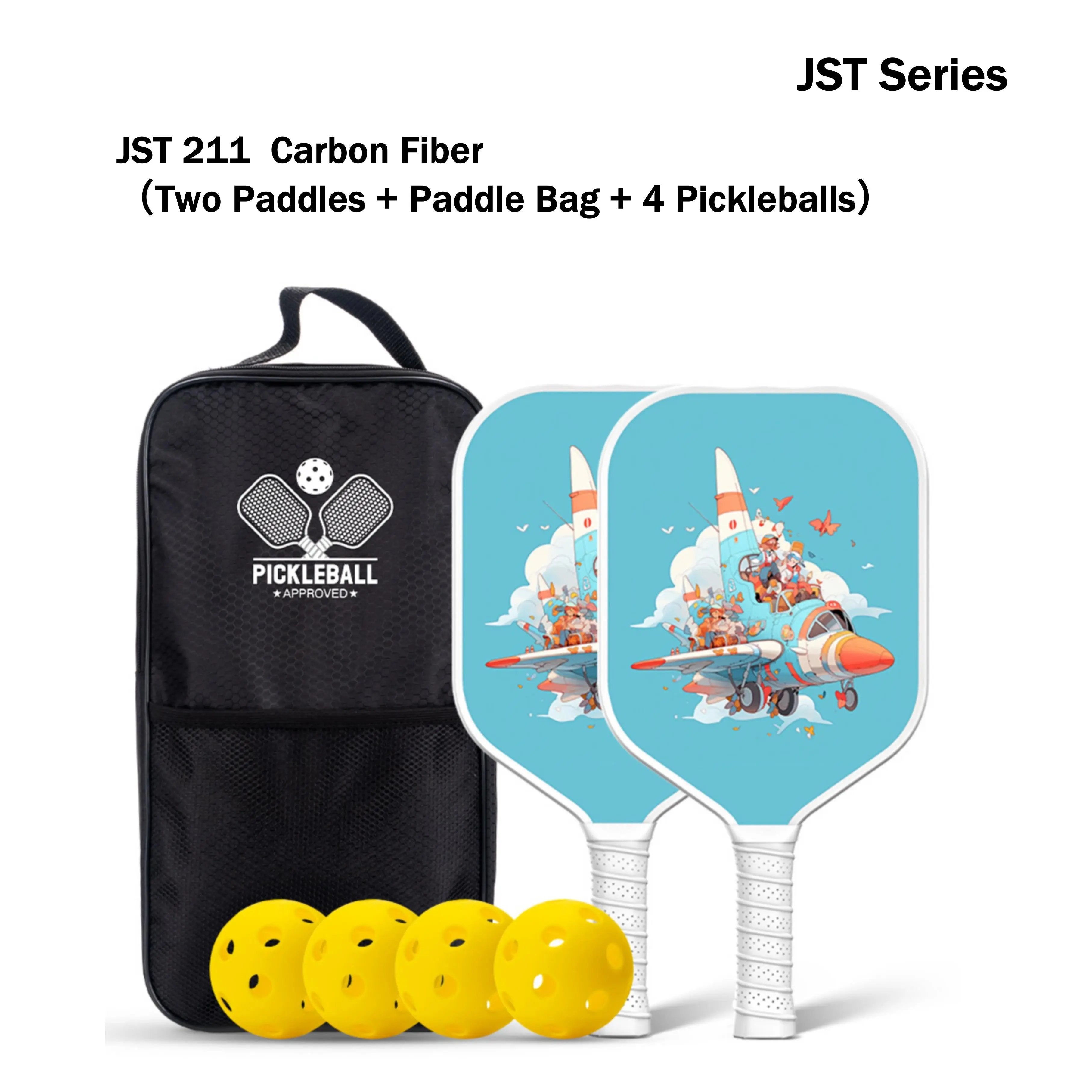 GEN4 Carbon Fiber Hot Pressing Integration Pickleball Paddle for Control and Power PLAYPULSE