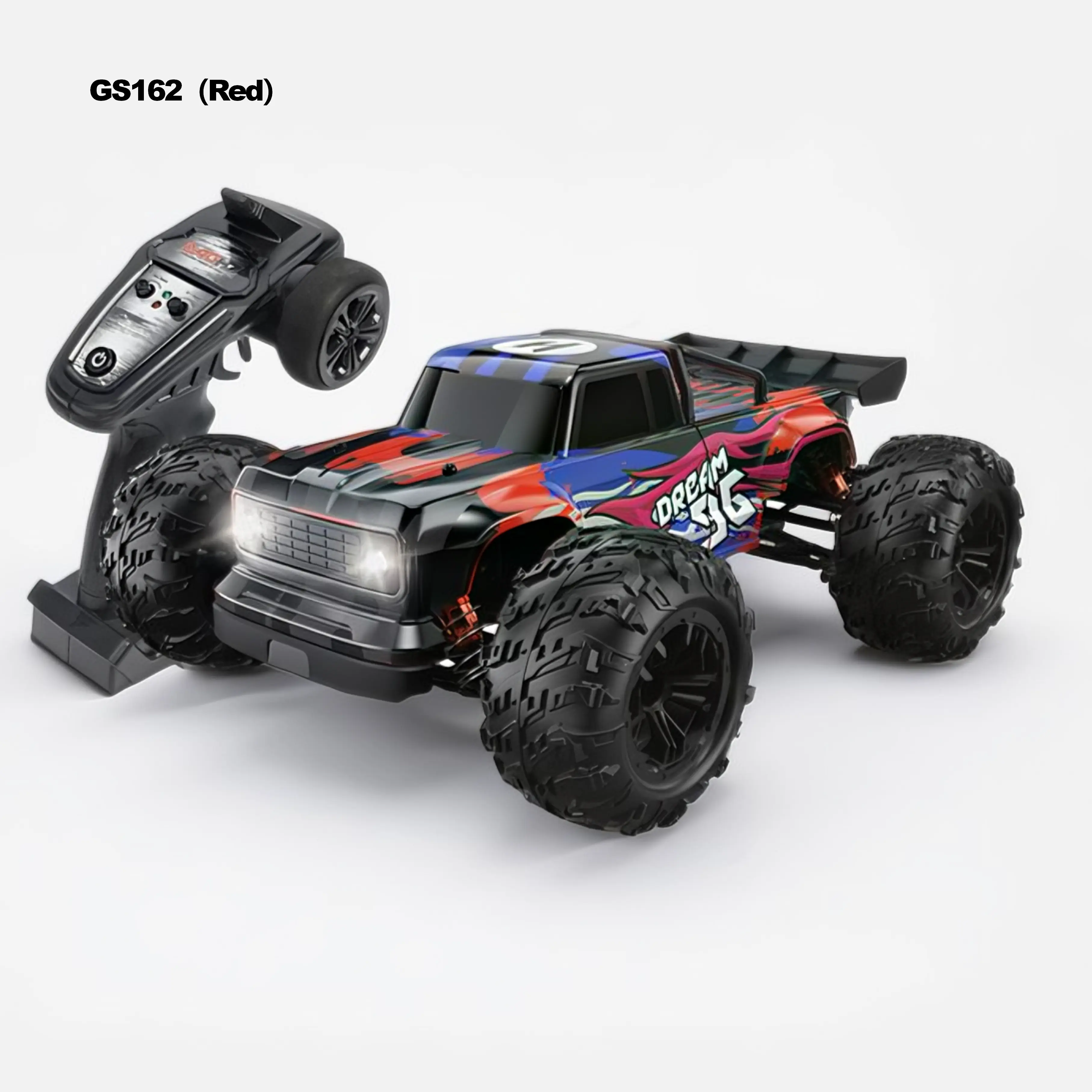 1:16 Large Alloy Crawler Remote Control Truck - GS162(Red)- Playpulse RC