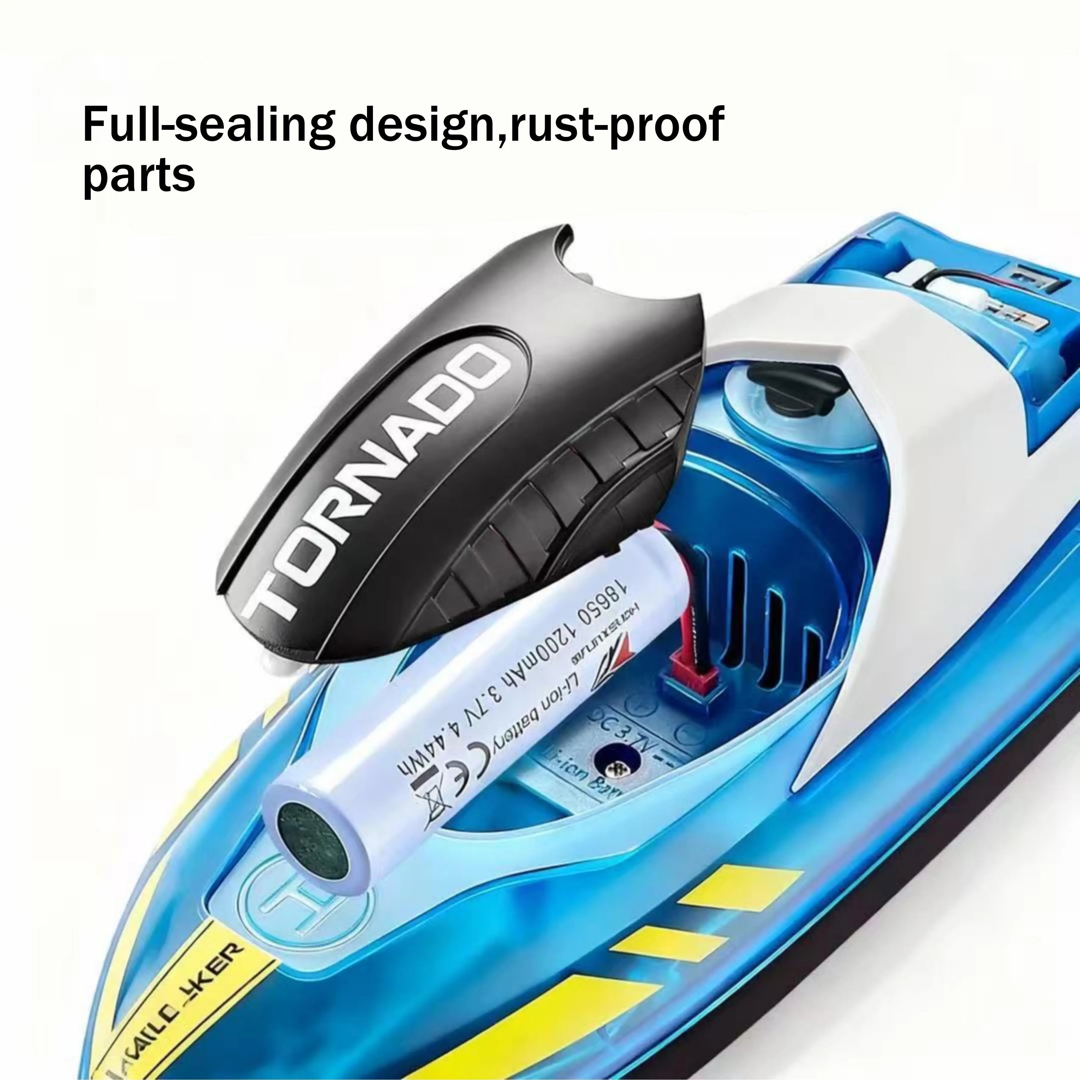 High-Speed Remote Control Boat for Lake Racing PLAYPULSE RC