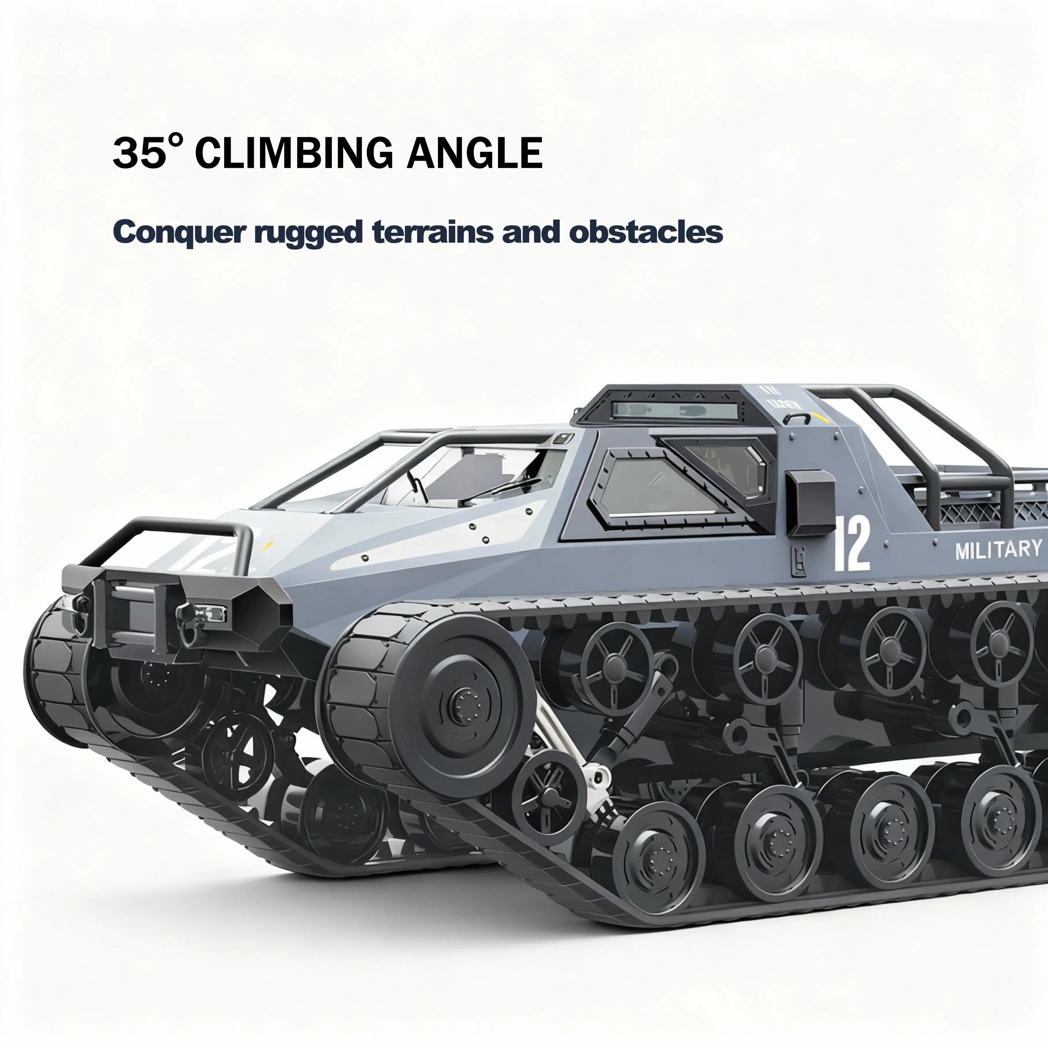 Off-Road RC Truck 4WD and RC Tanks: High-Speed with 360° Rotation for Kids and Teens PLAYPULSE