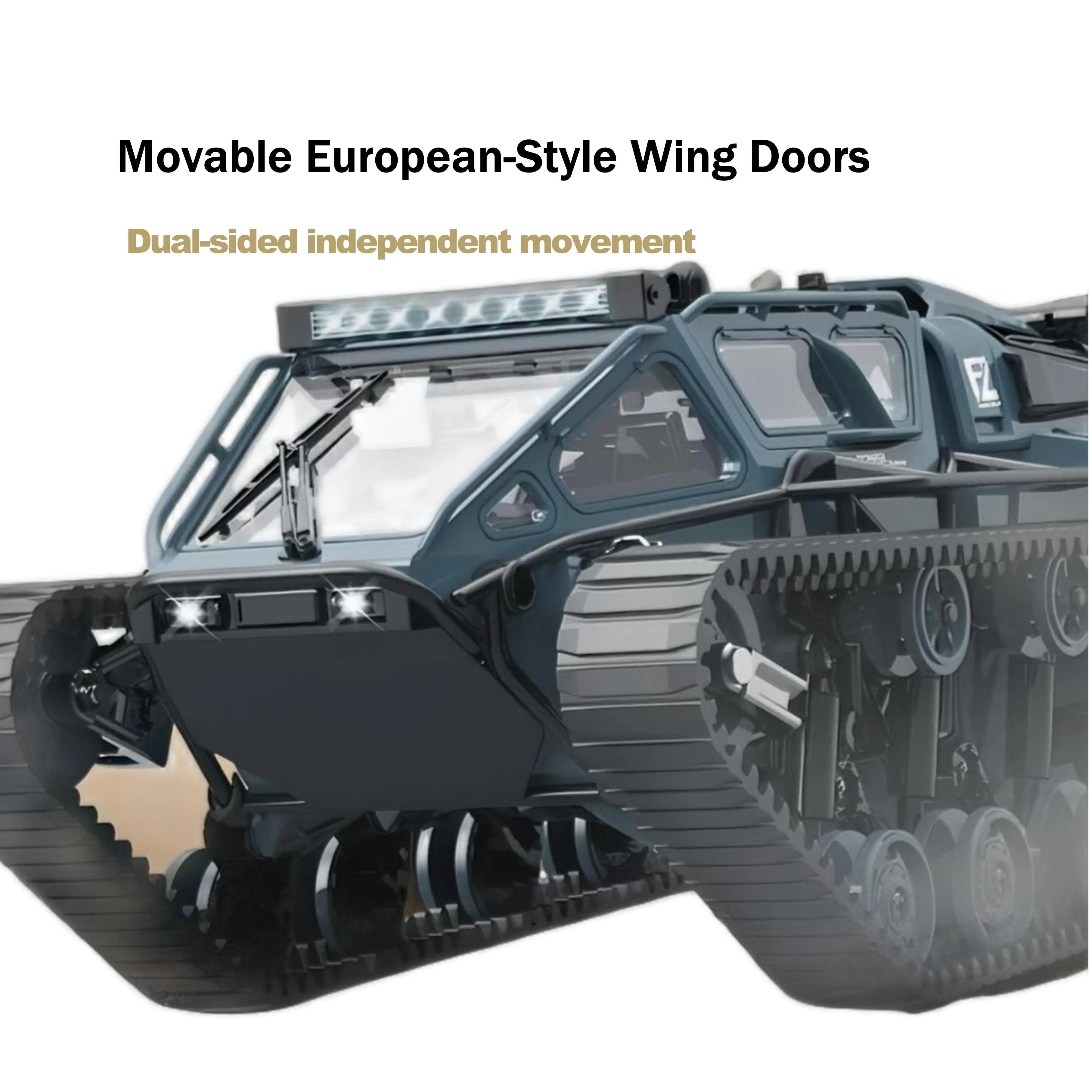 Advanced RC Tanks Offroad Crawler with Drift Tank 360° Rotation for Kids and Teens PLAYPULSE