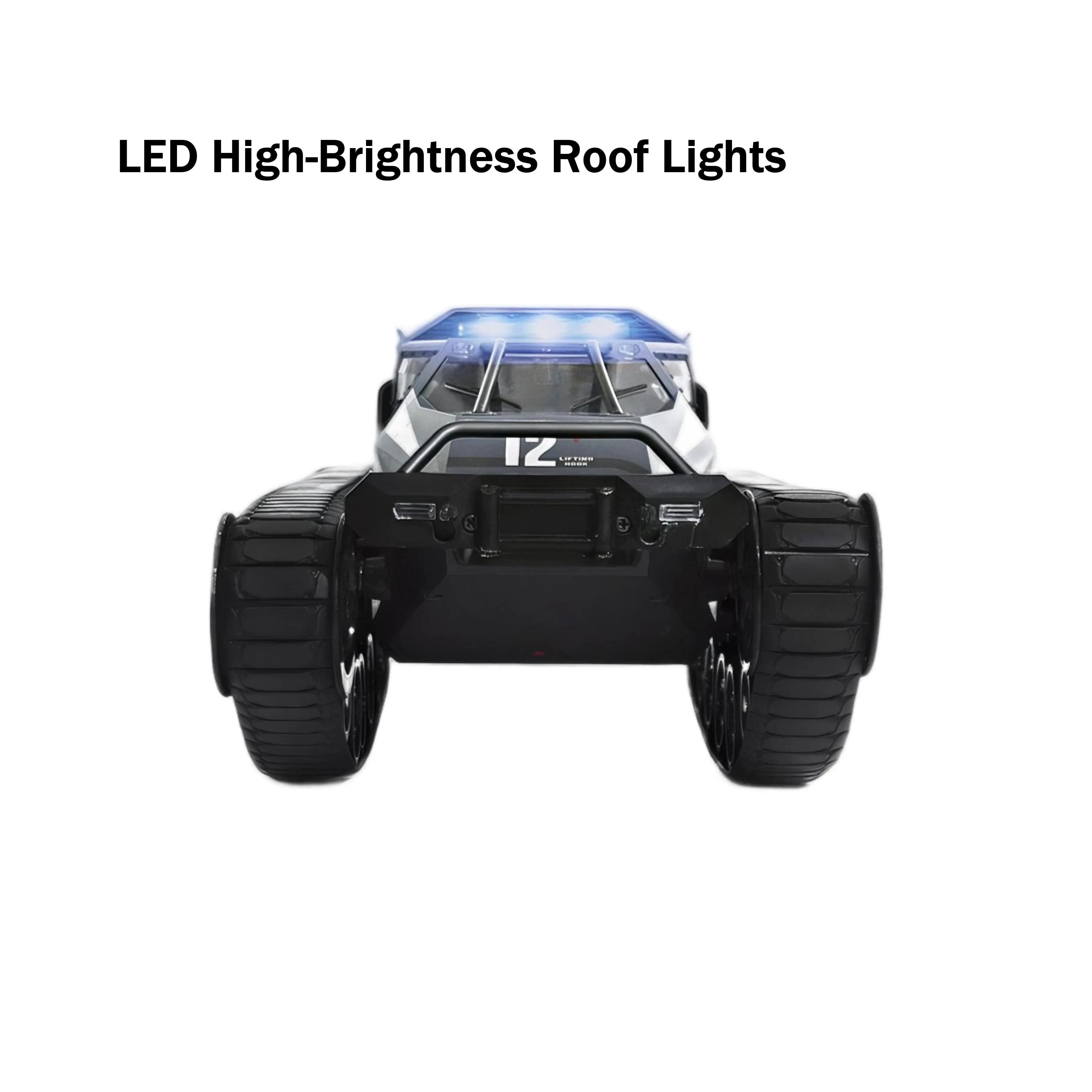 Off-Road RC Truck 4WD and RC Tanks: High-Speed with 360° Rotation for Kids and Teens PLAYPULSE