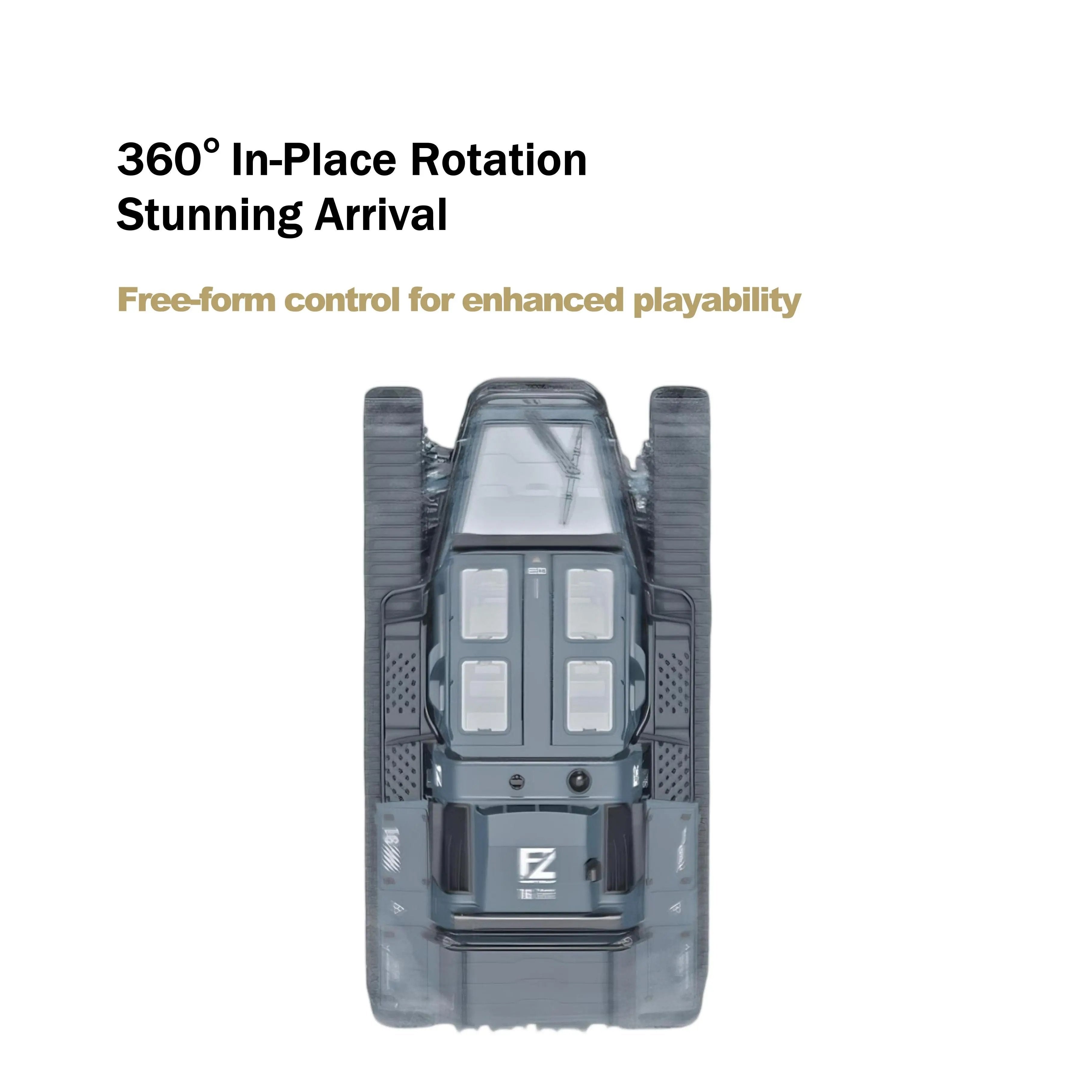 Advanced RC Tanks Offroad Crawler with Drift Tank 360° Rotation for Kids and Teens PLAYPULSE