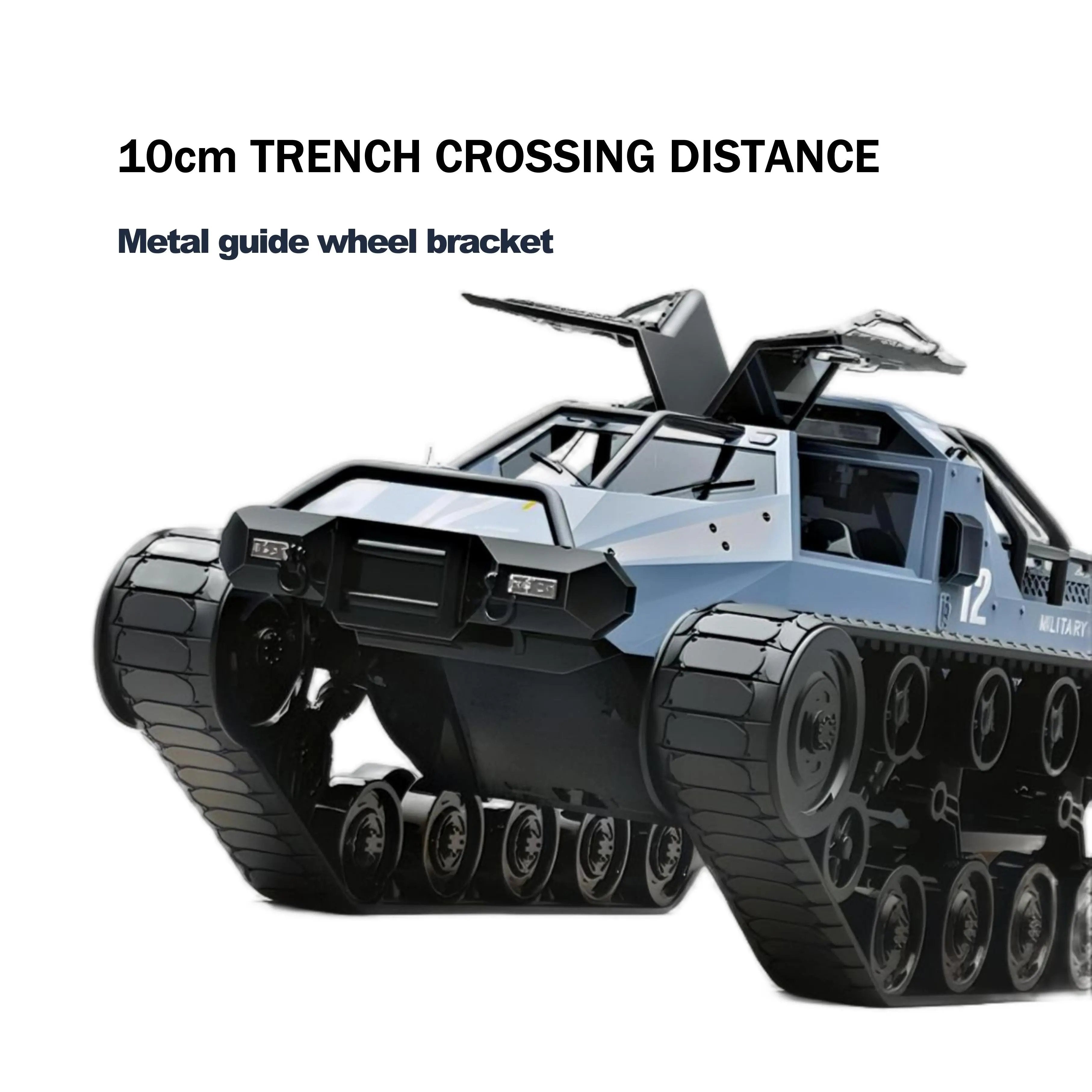 Off-Road RC Truck 4WD and RC Tanks: High-Speed with 360° Rotation for Kids and Teens PLAYPULSE