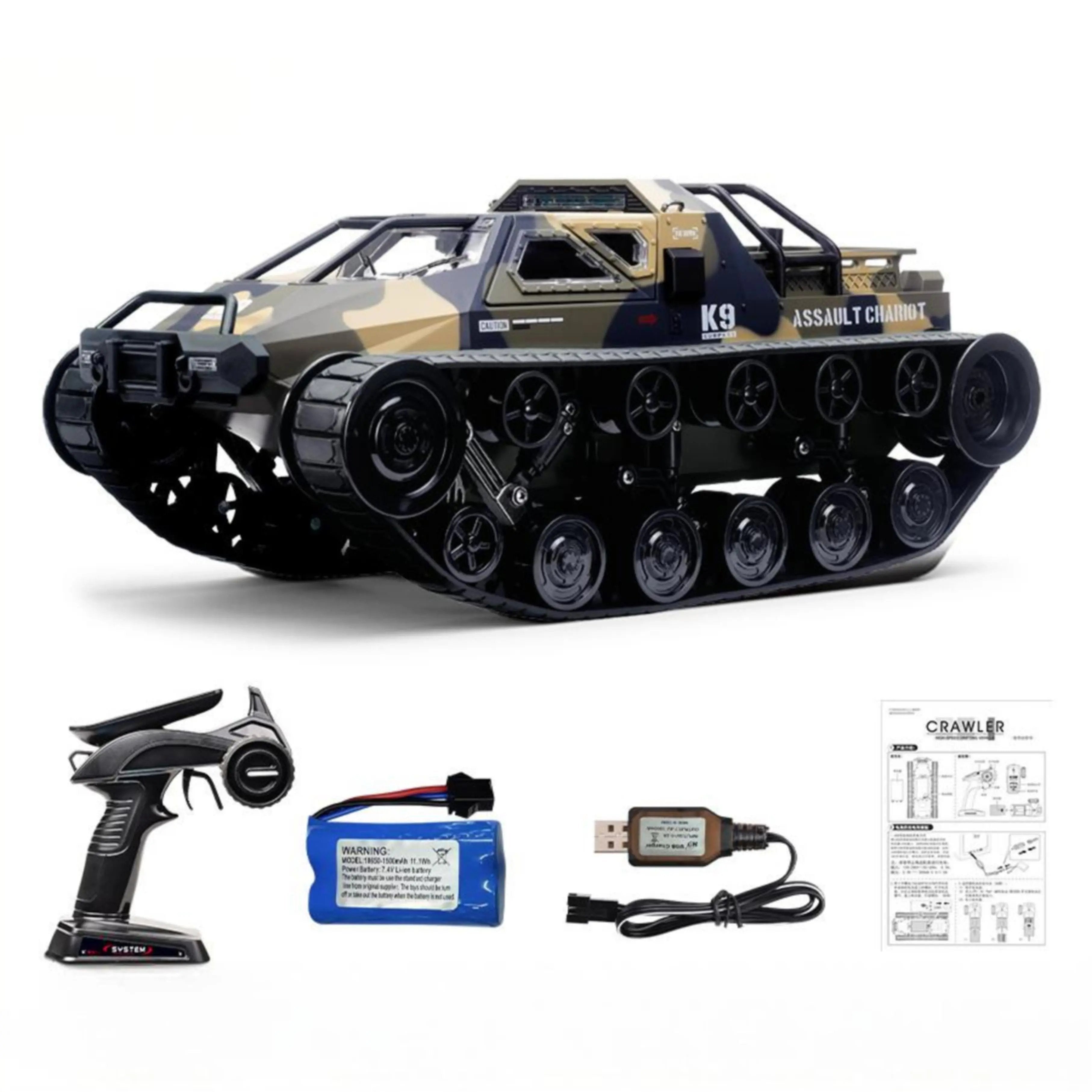 Off-Road RC Truck 4WD and RC Tanks: High-Speed with 360° Rotation for Kids and Teens PLAYPULSE