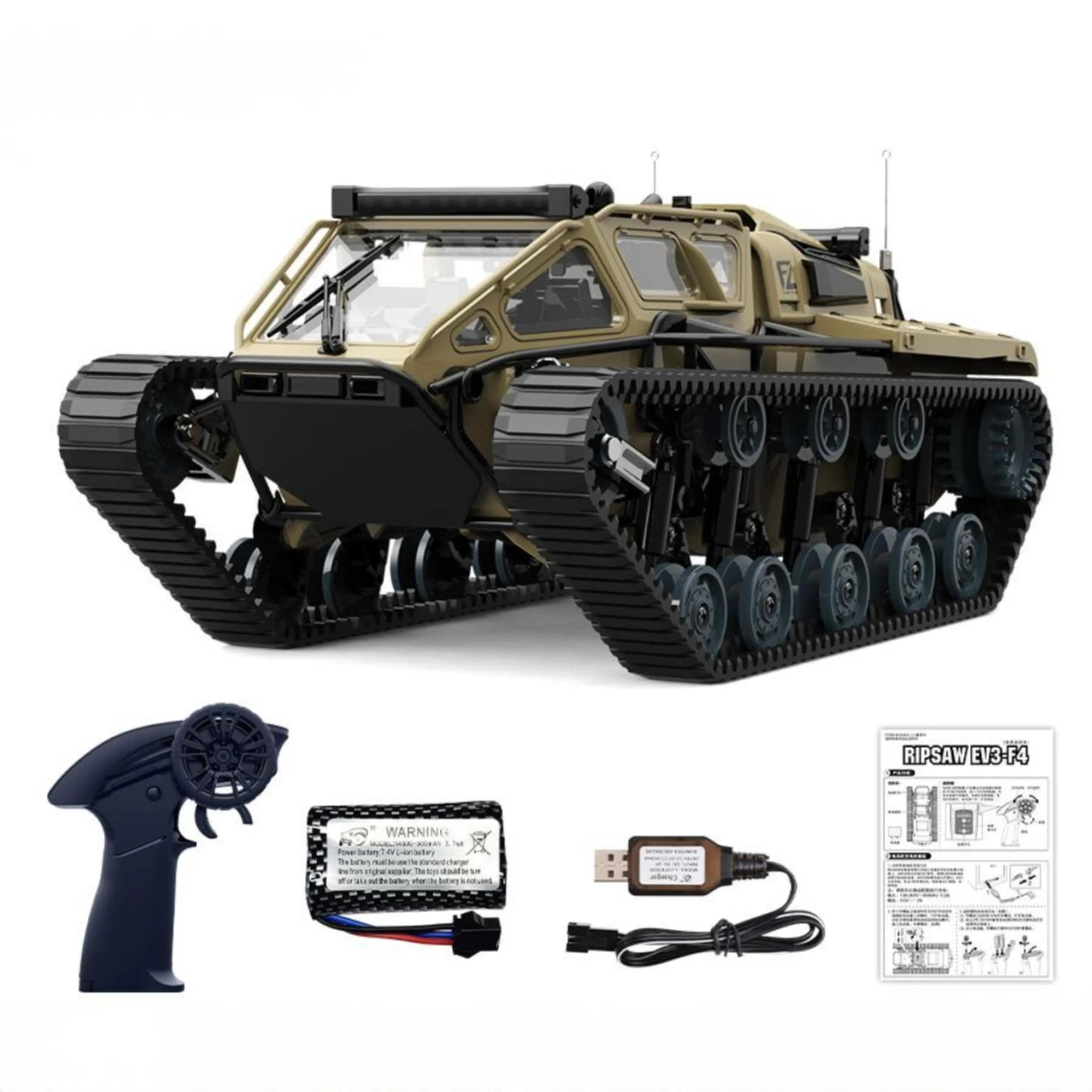 Advanced RC Tanks Offroad Crawler with Drift Tank 360° Rotation for Kids and Teens PLAYPULSE