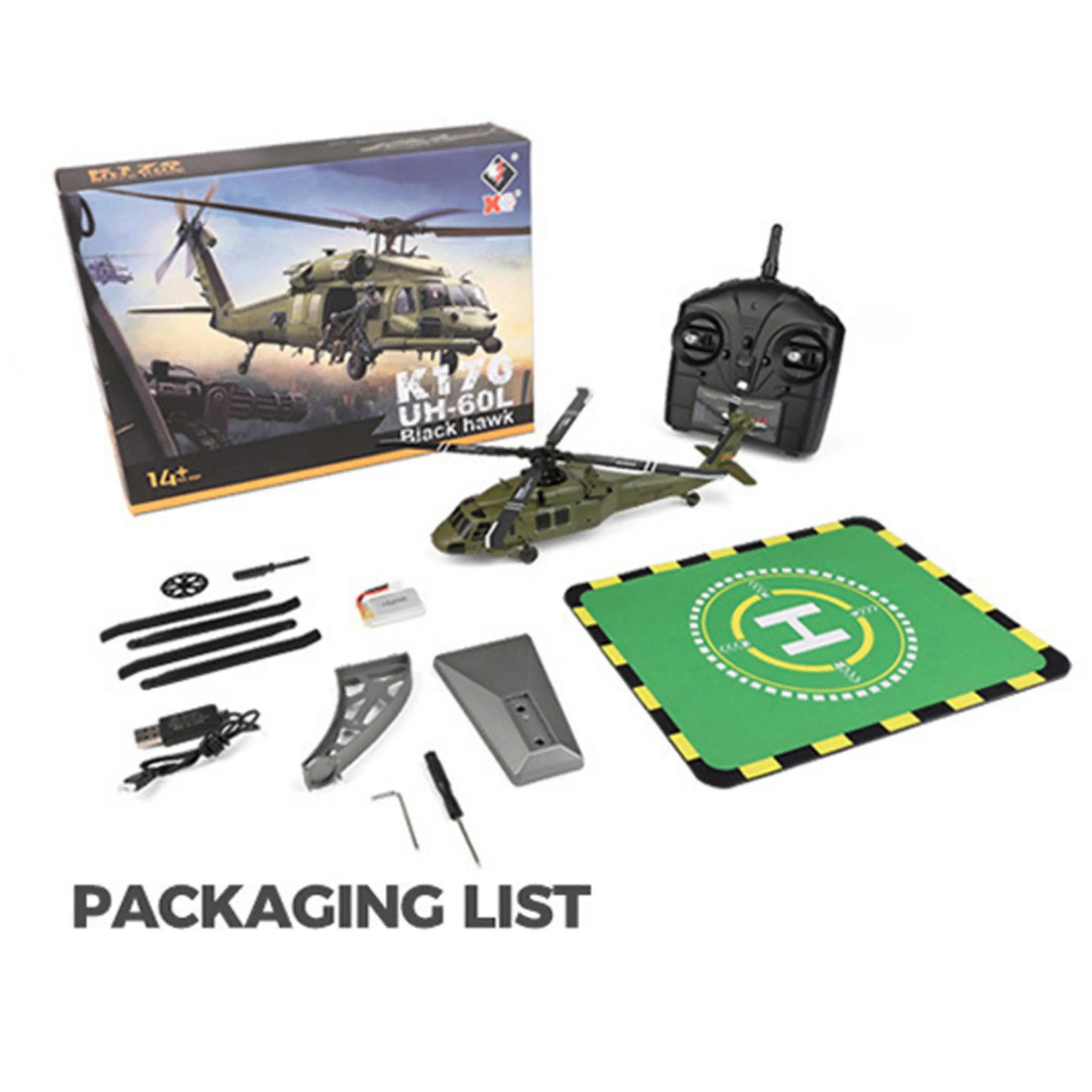 4 Brushless Motor RC Helicopter with 6-Axis Gyro PLAYPULSE RC