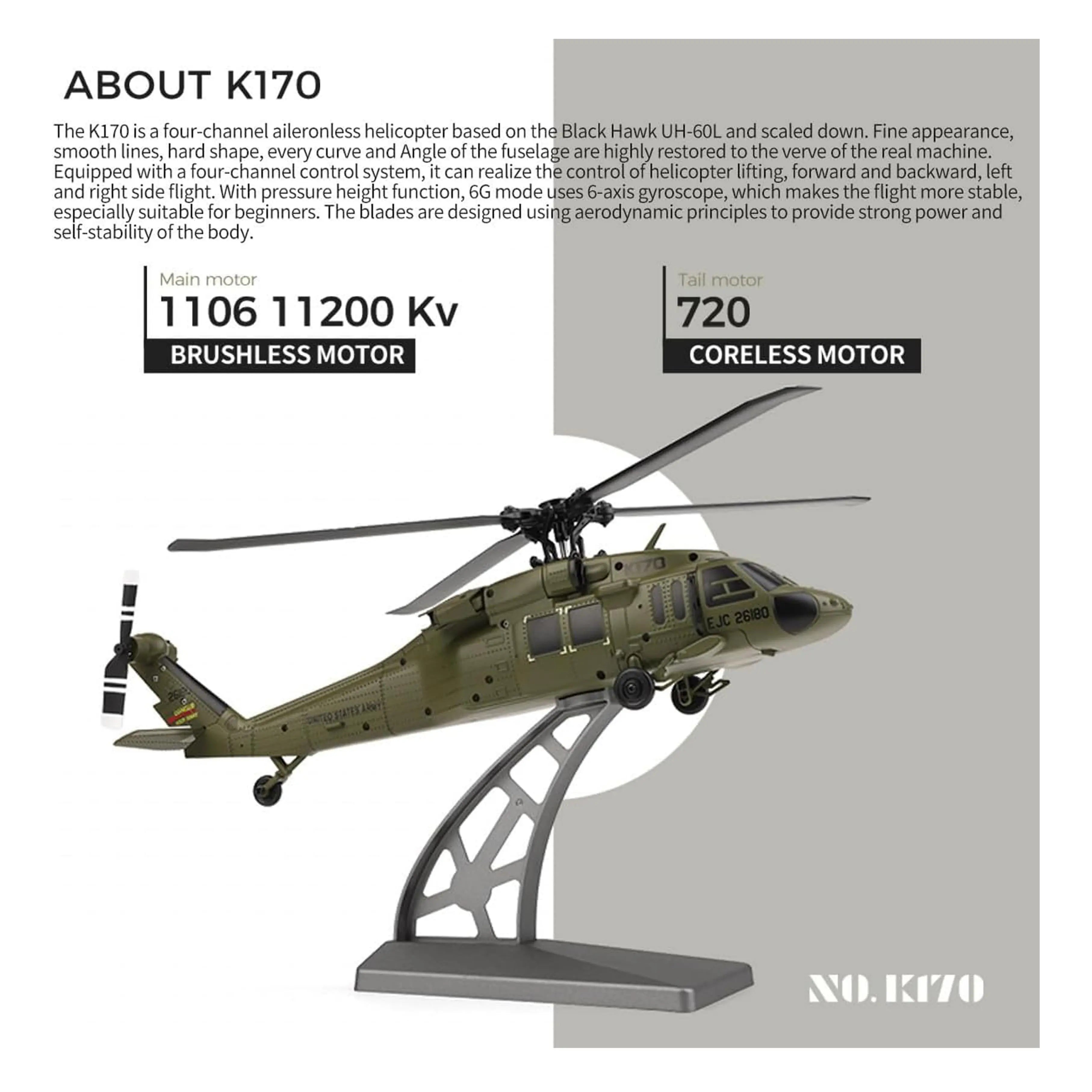 4 Brushless Motor RC Helicopter with 6-Axis Gyro PLAYPULSE RC